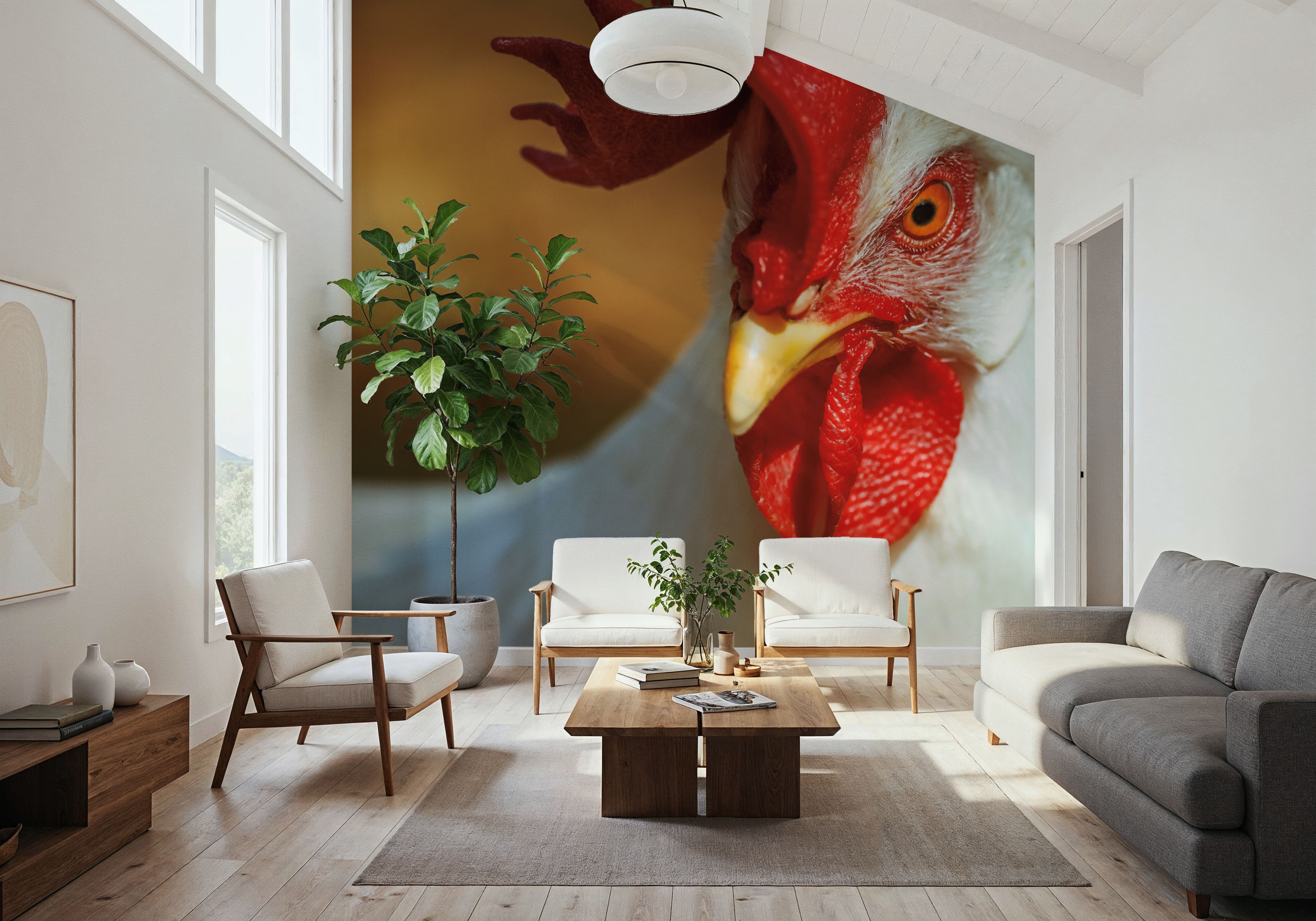 Chicken in the Sun II, Wallpaper