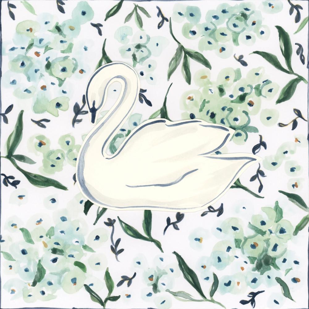 Green Hydrangea Swan