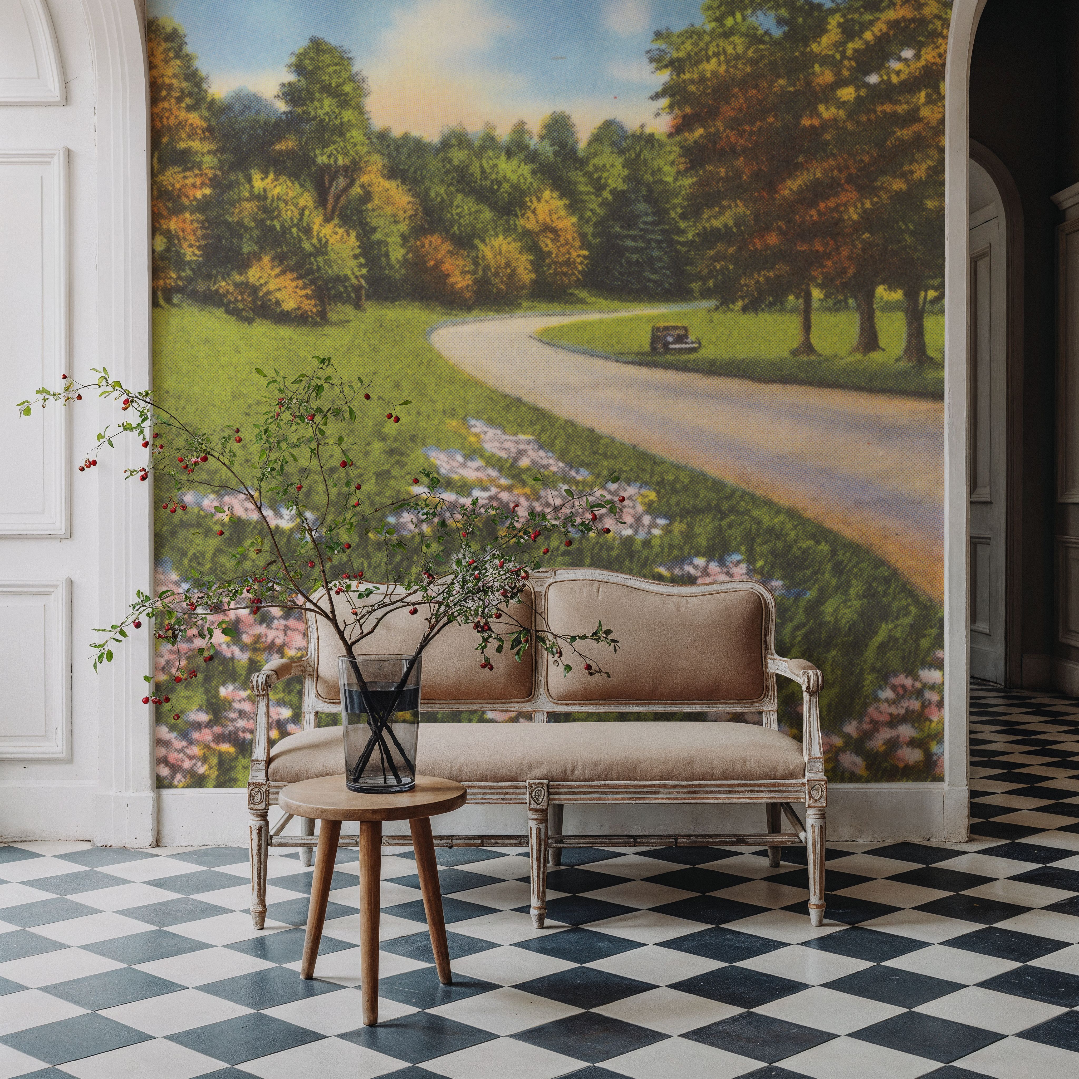 Park Views - Screenprint Postcard