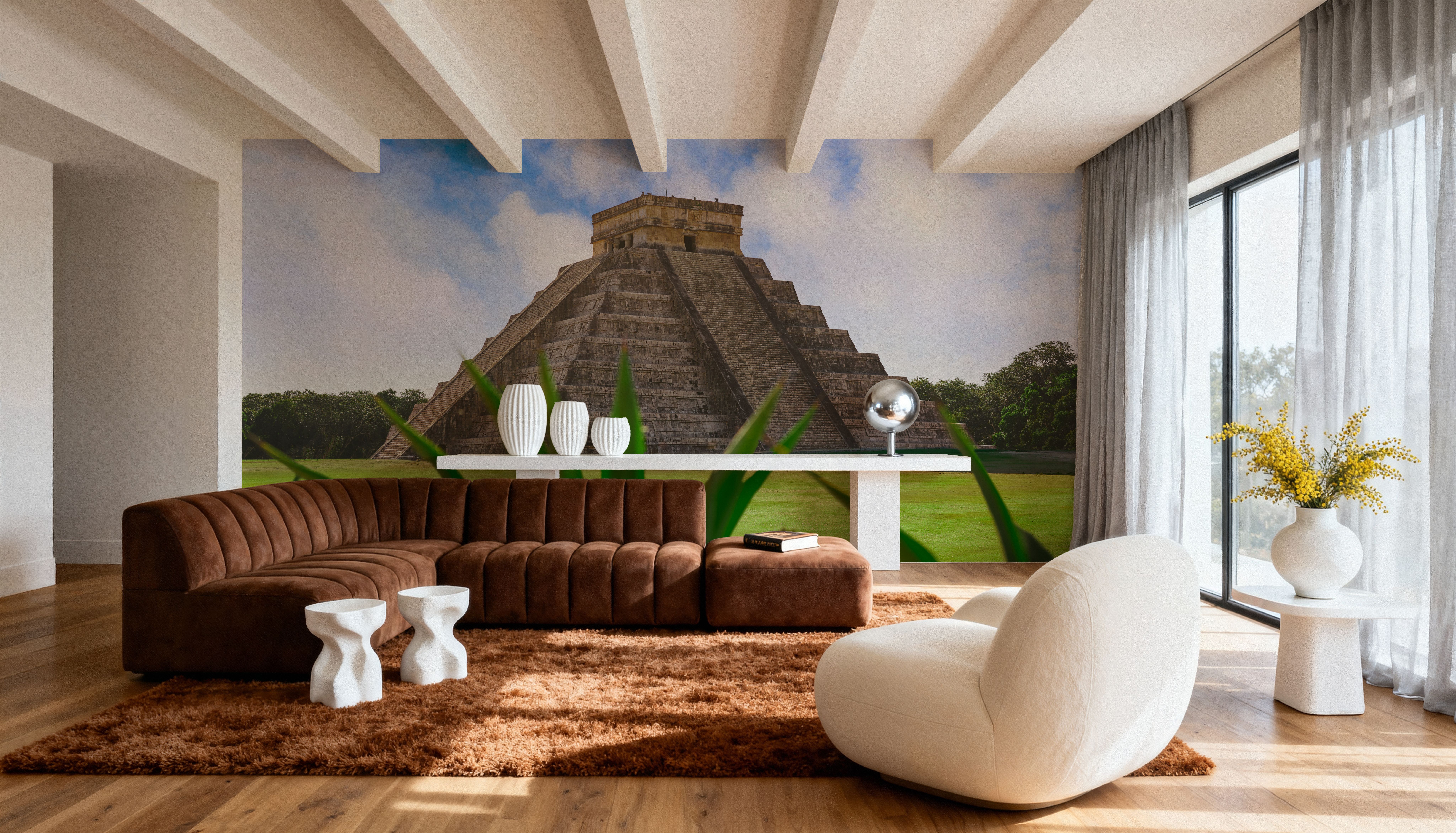 Majestic Mesoamerican Pyramid