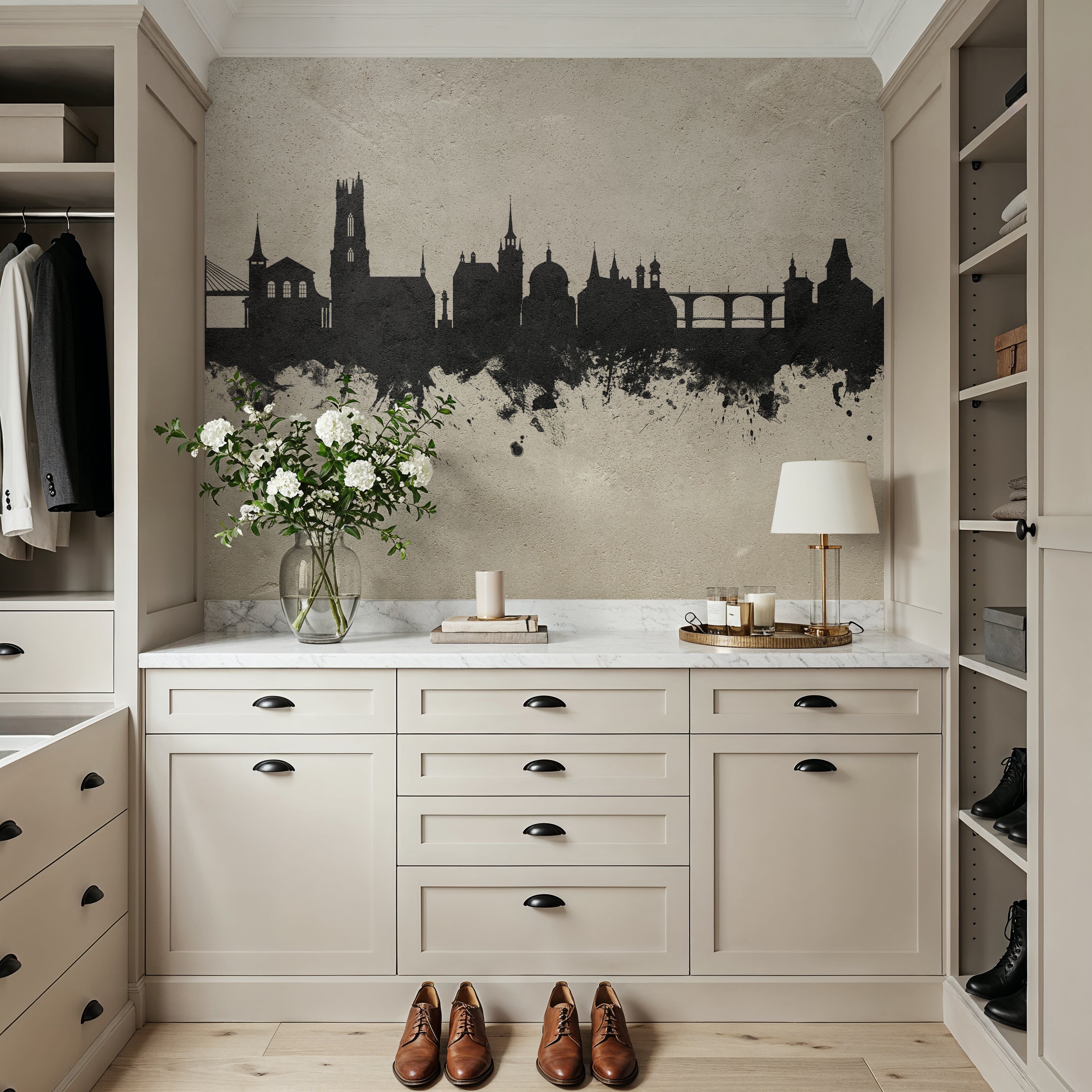 Fribourg Switzerland Skyline Concrete