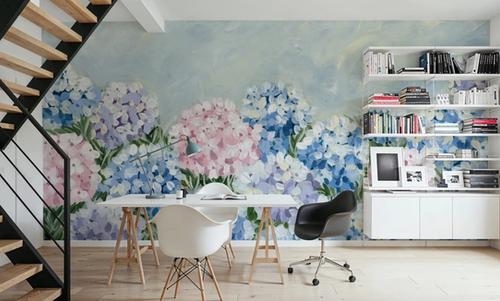 Hydrangea Meadow I Pink