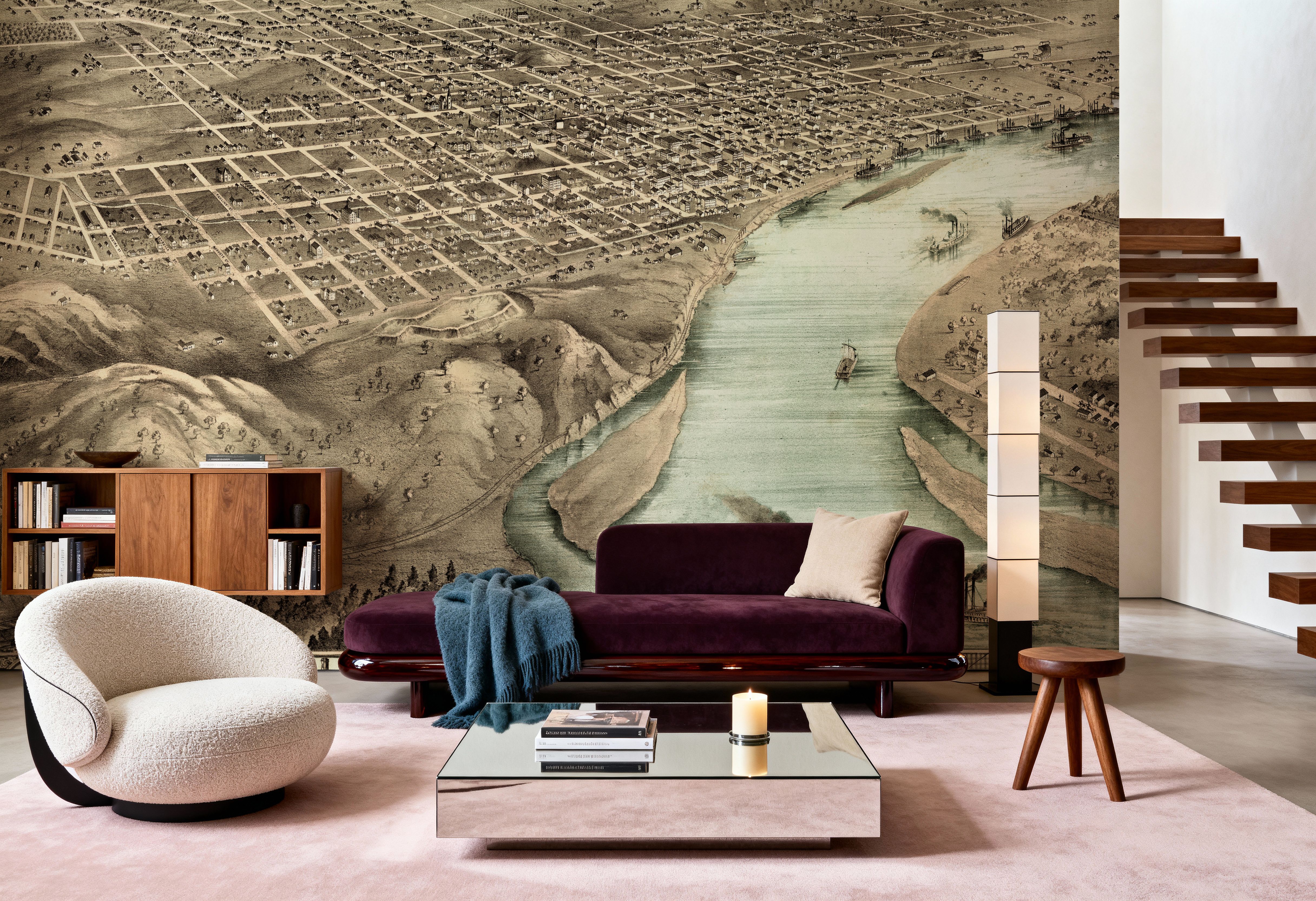 Old View of Saint Joseph, Missouri