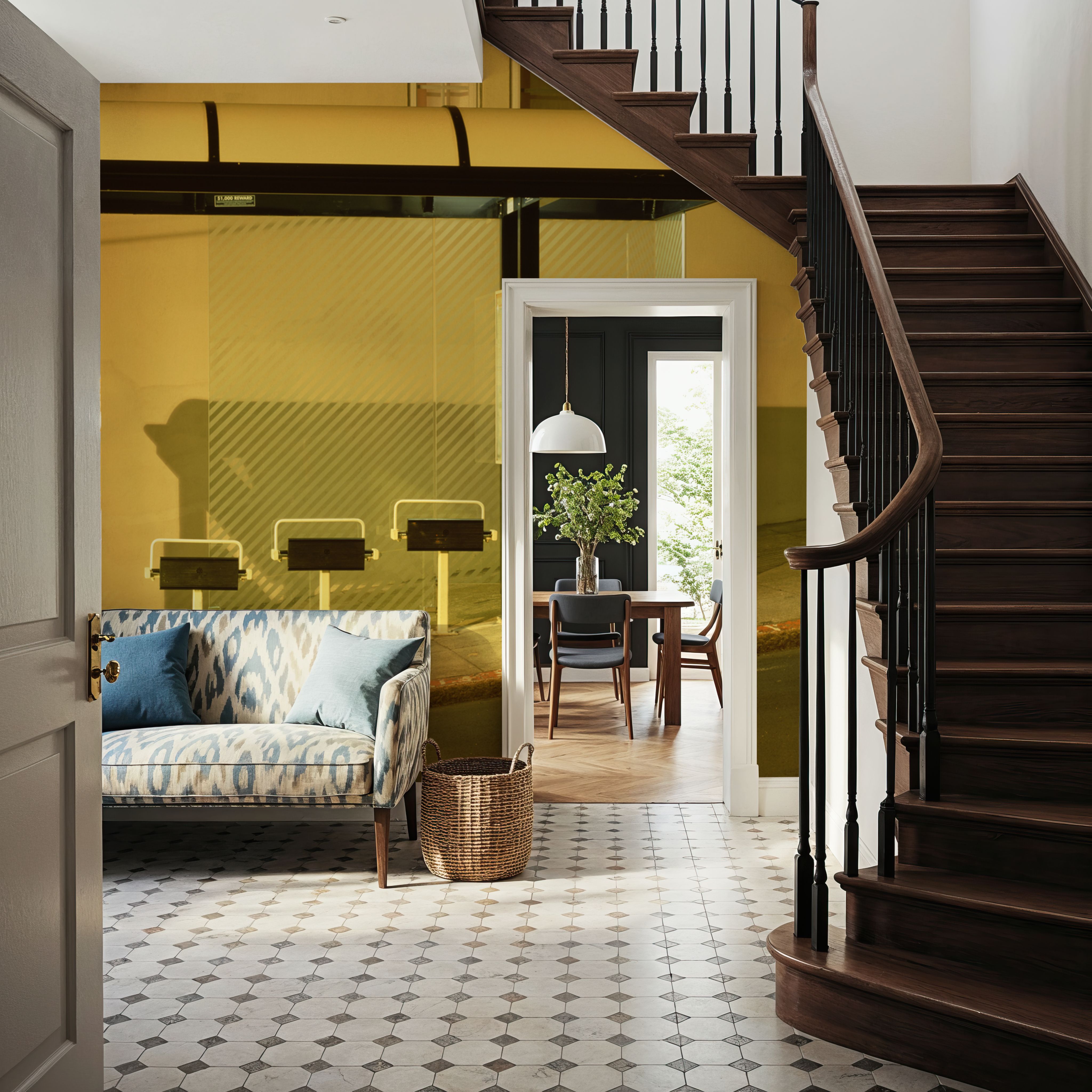 Vintage Bus Stop Twilight