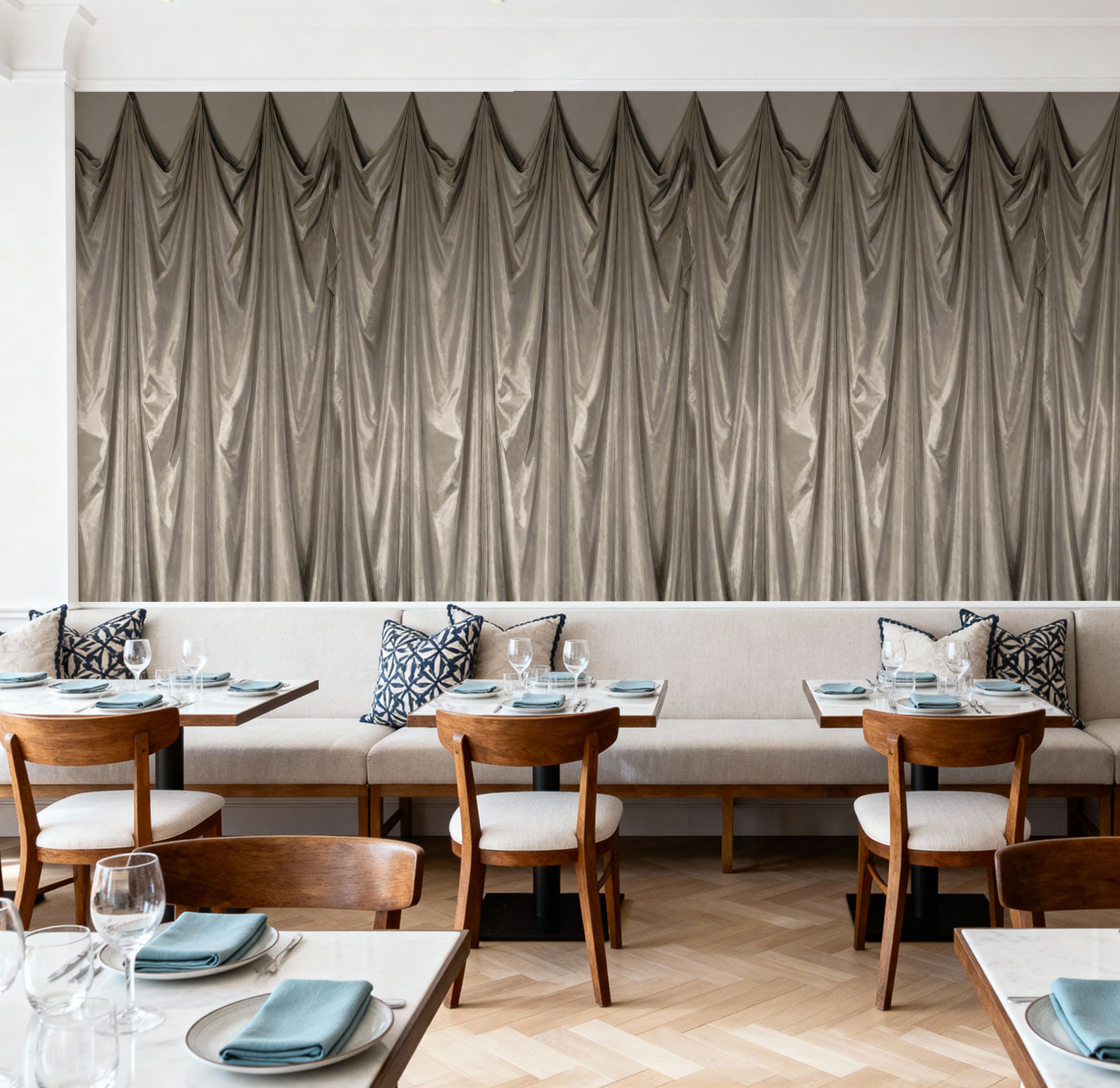 Medici Drapes, Beige