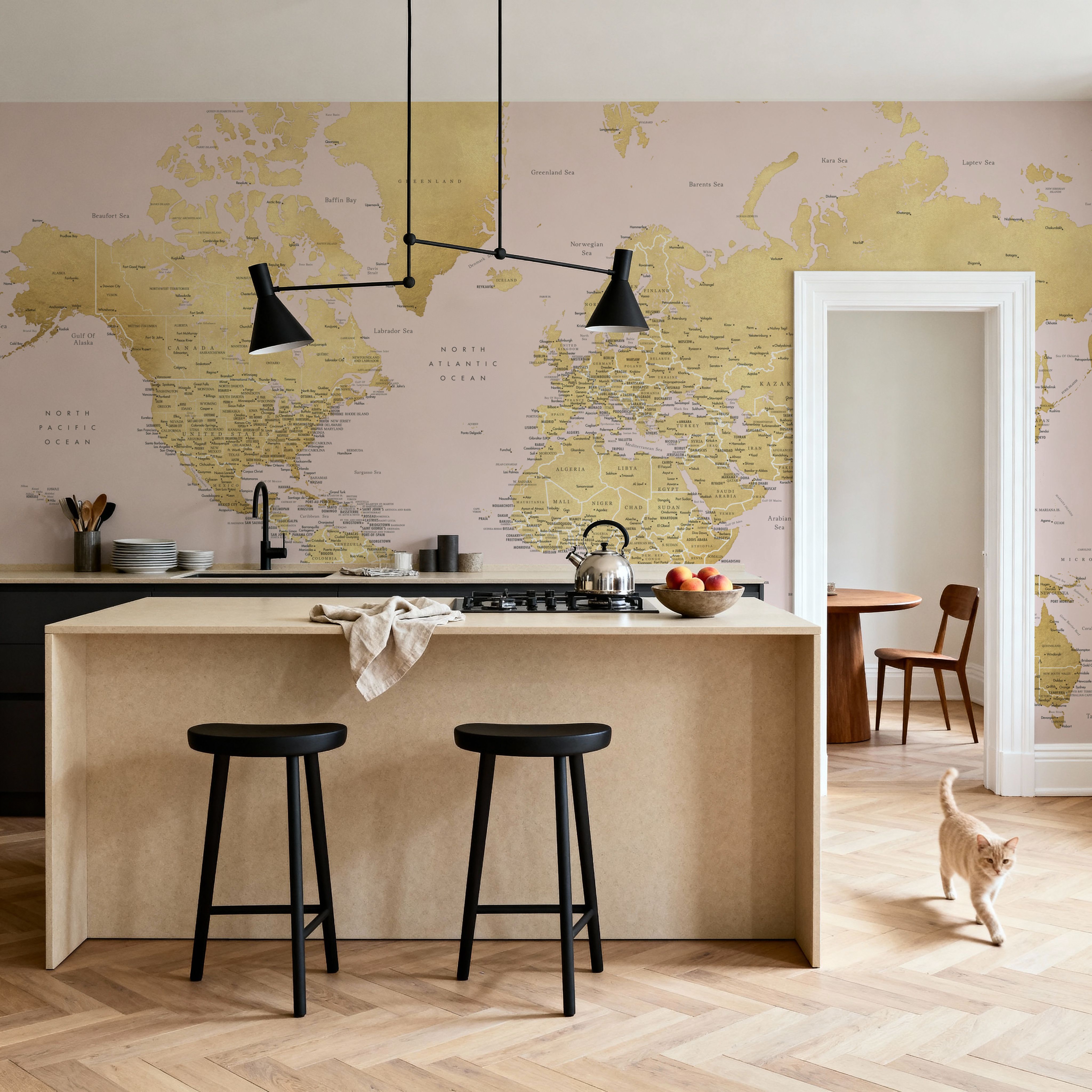 World Map Cities - Lalita