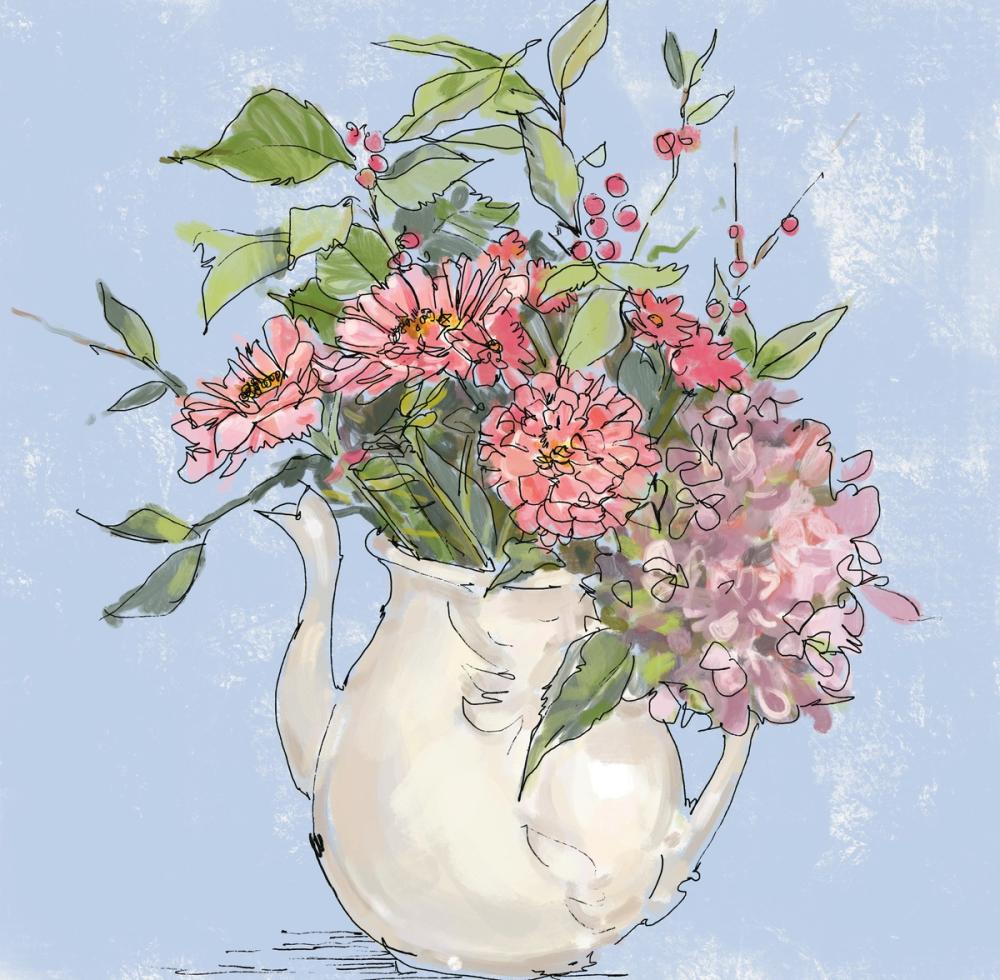 Bouquet in Pitcher