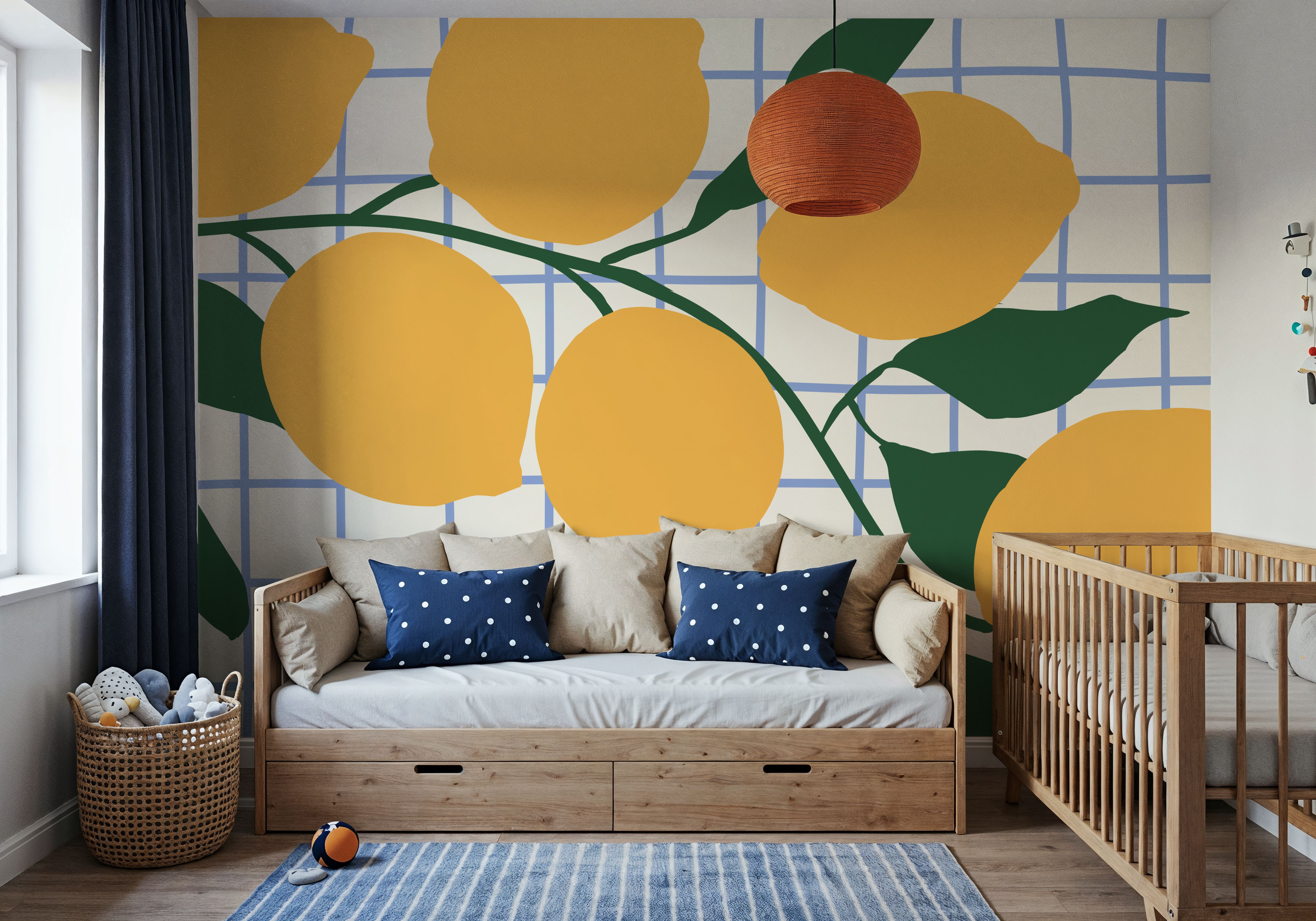 Kitchen Lemons, Wallpaper