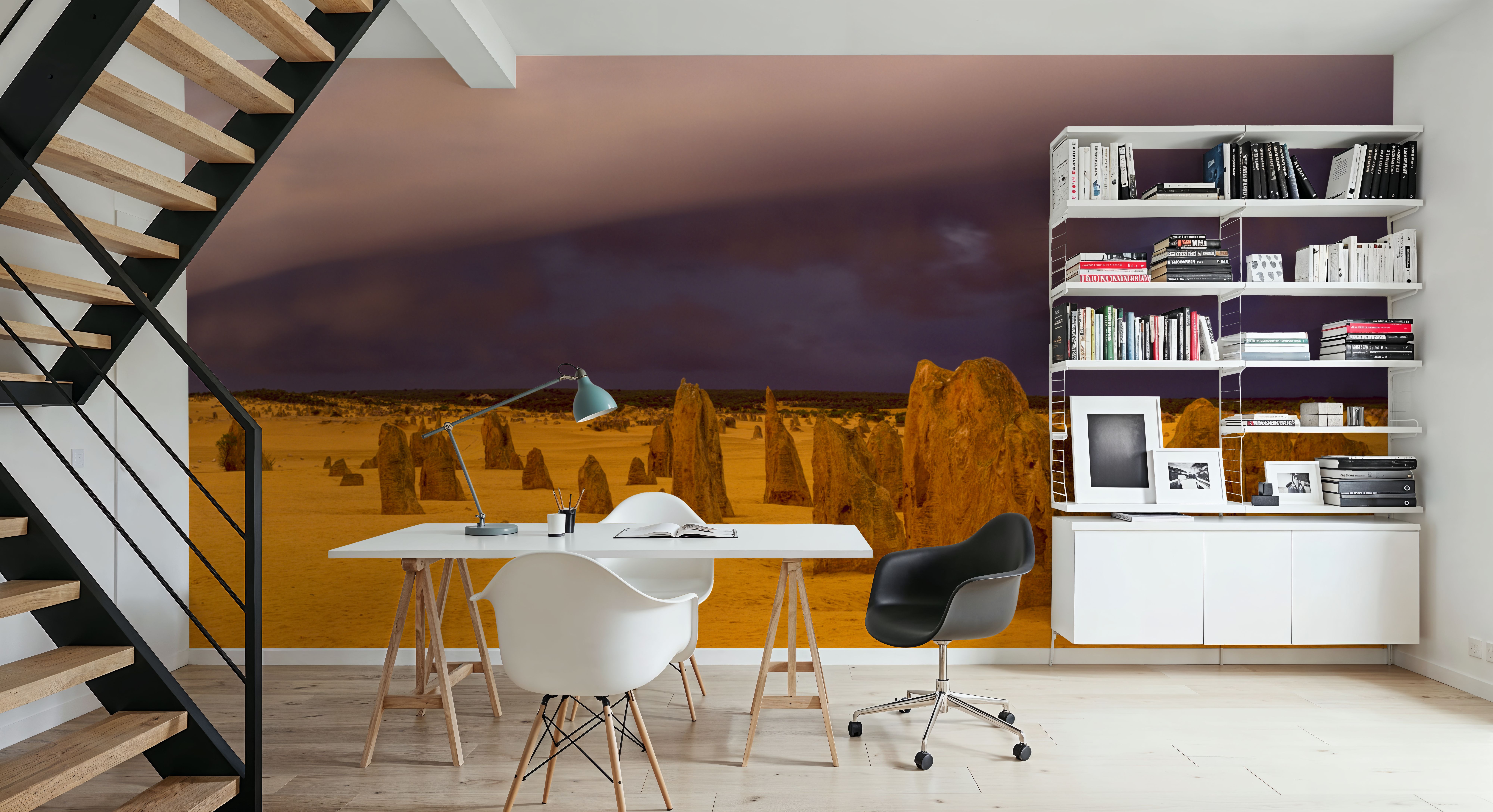 Storm Clouds and Rocks