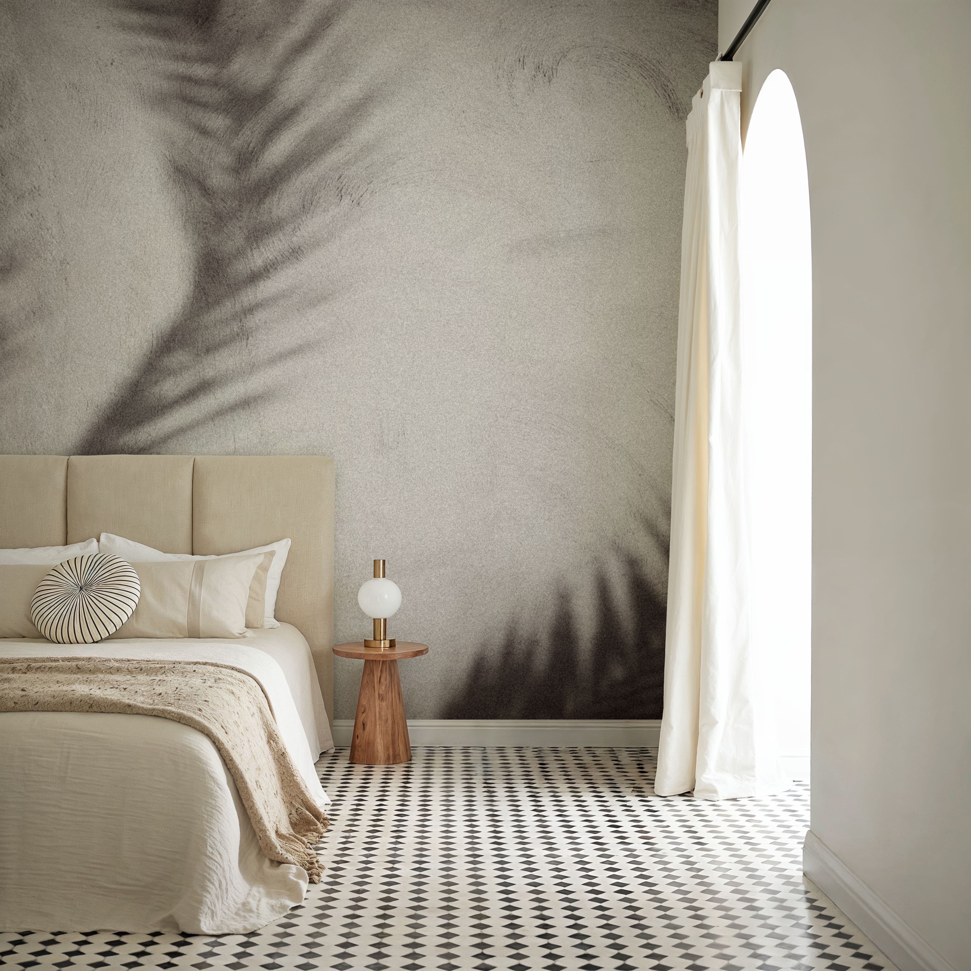 Palm Shadow Afternoon I