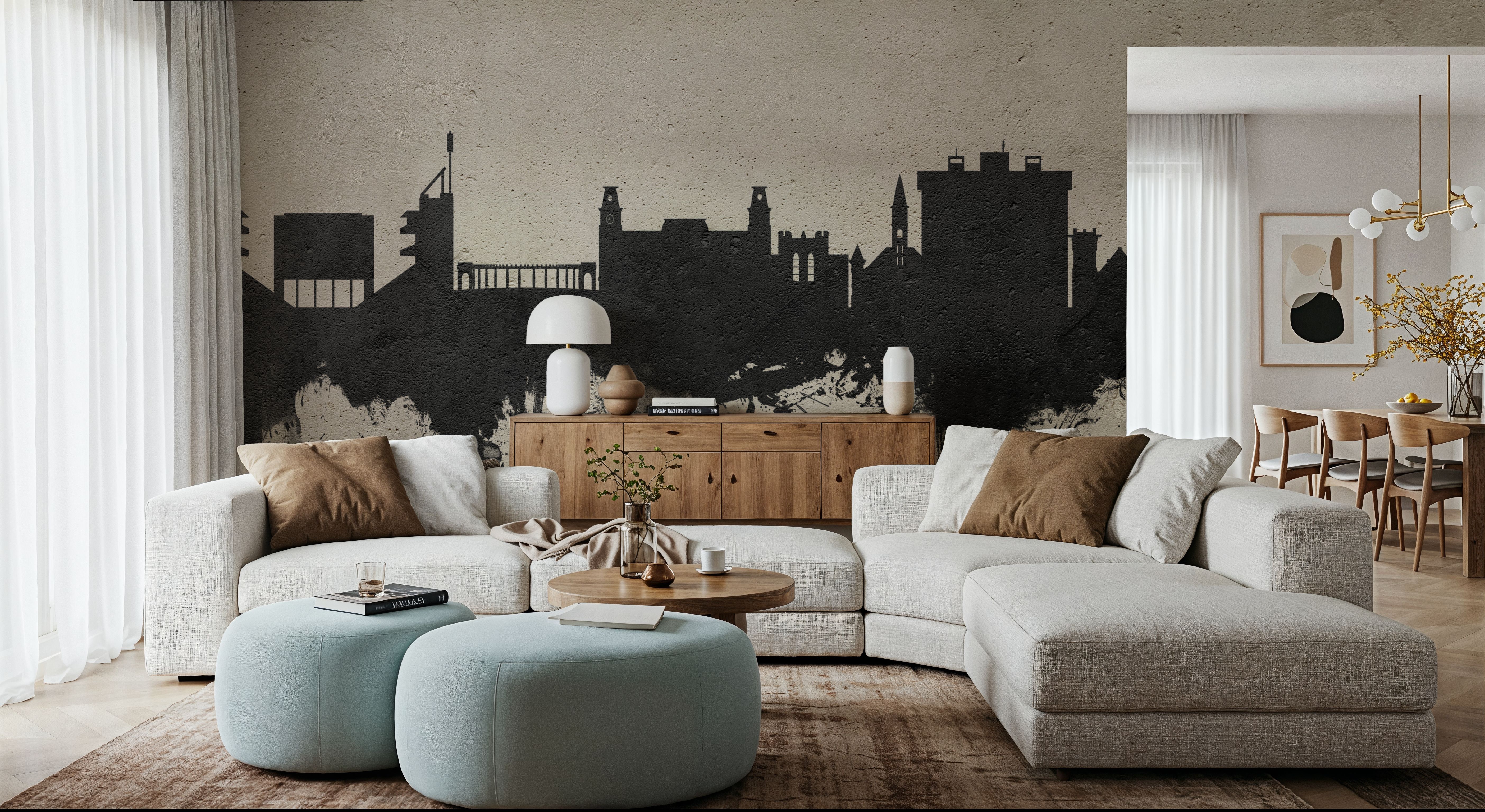 Fayetteville Arkansas Skyline Concrete