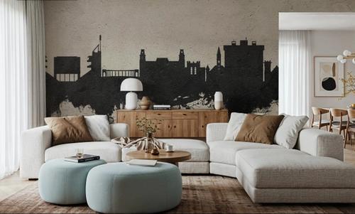 Fayetteville Arkansas Skyline Concrete