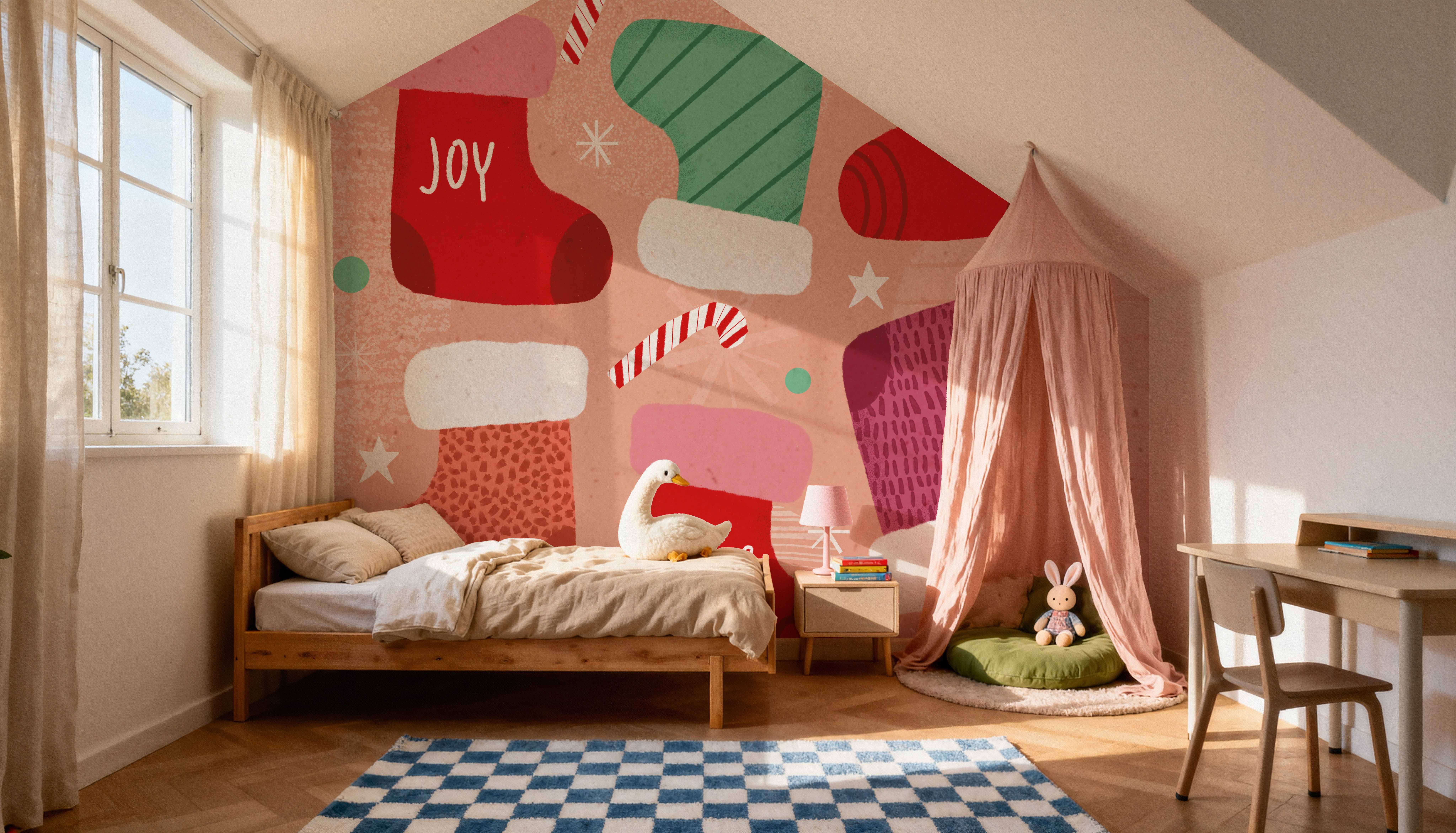 Cozy Cheer III, Tapet
