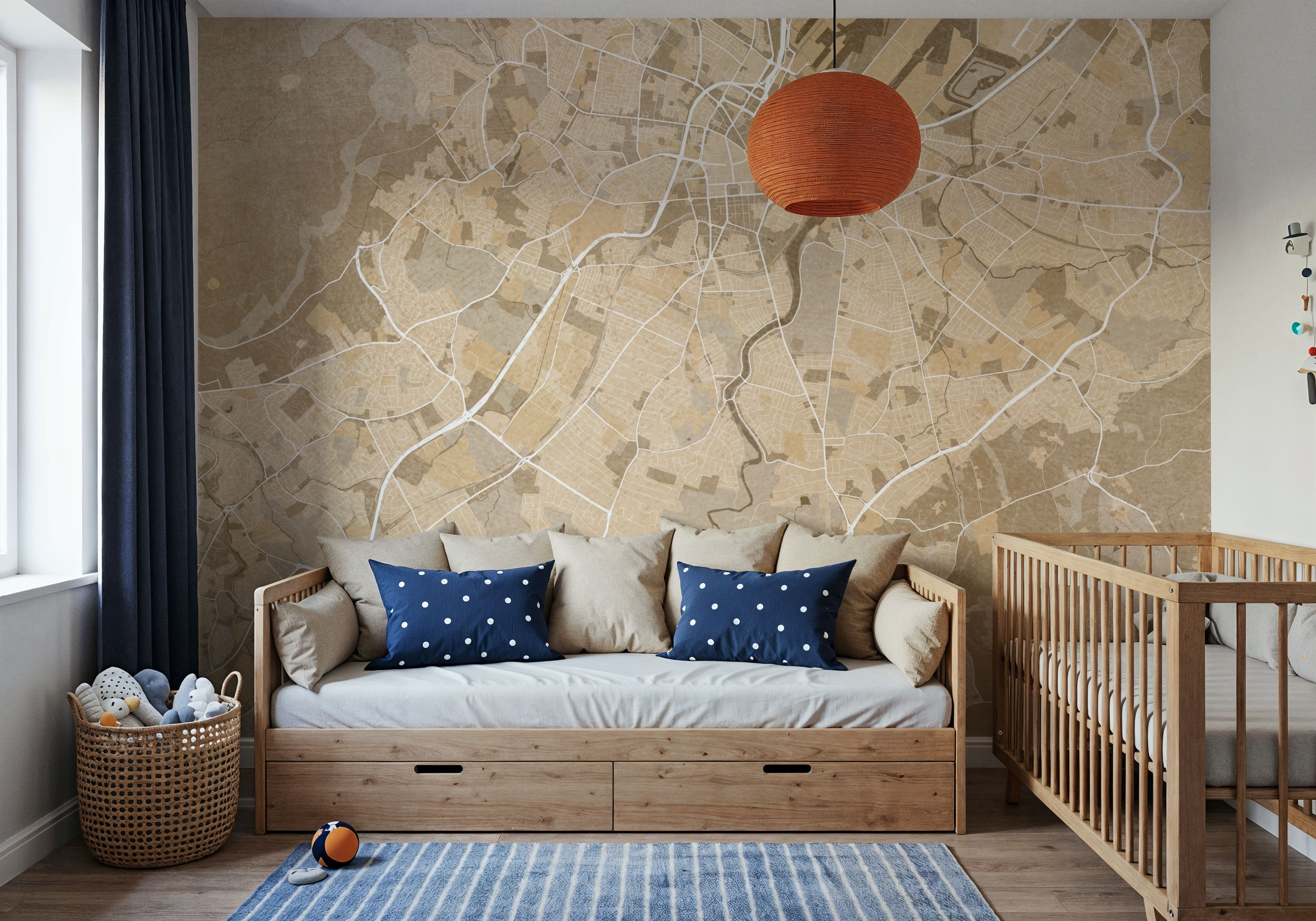 Belfast Ochre, Papel pintado