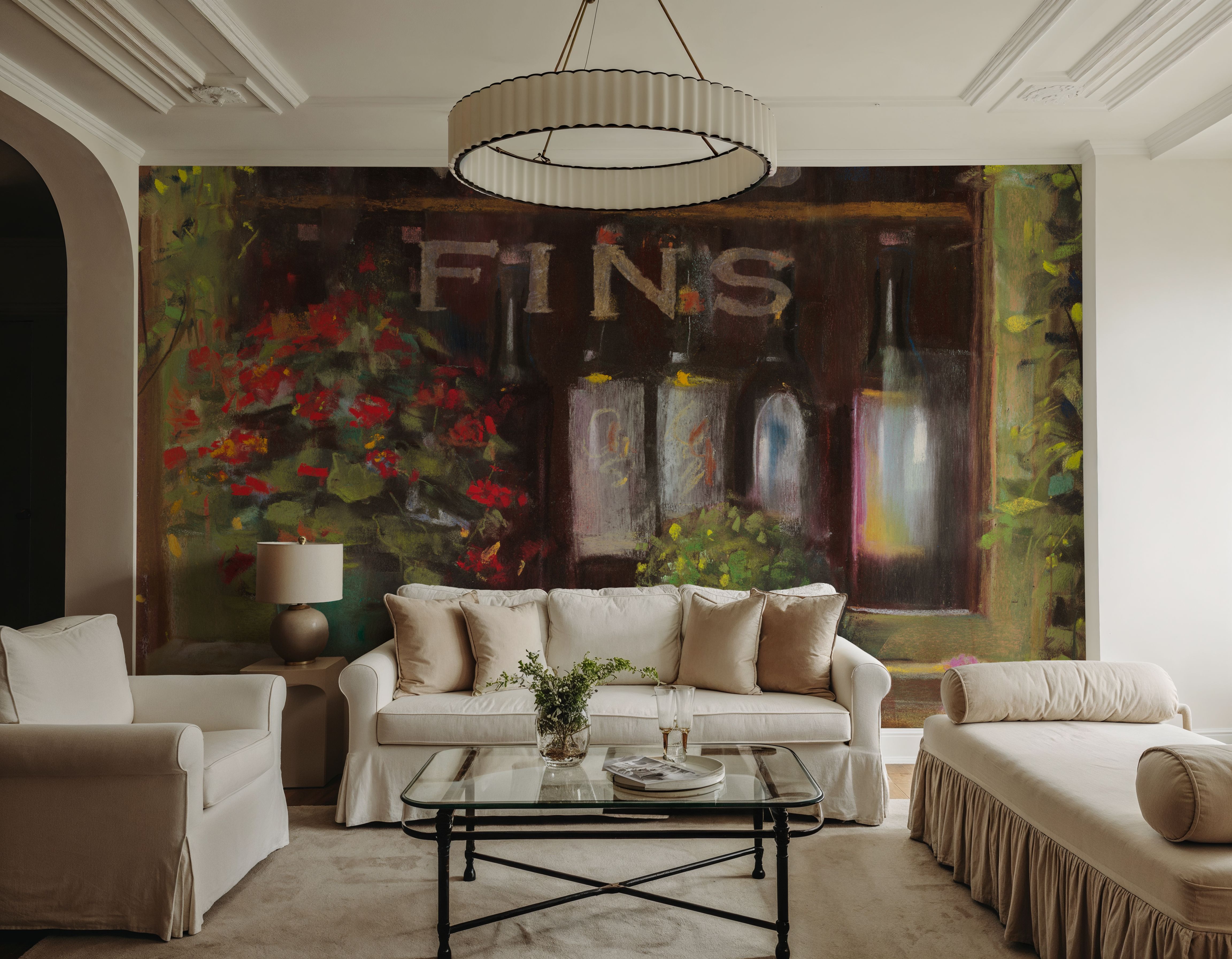 Wine and Herbs I, Tapeten