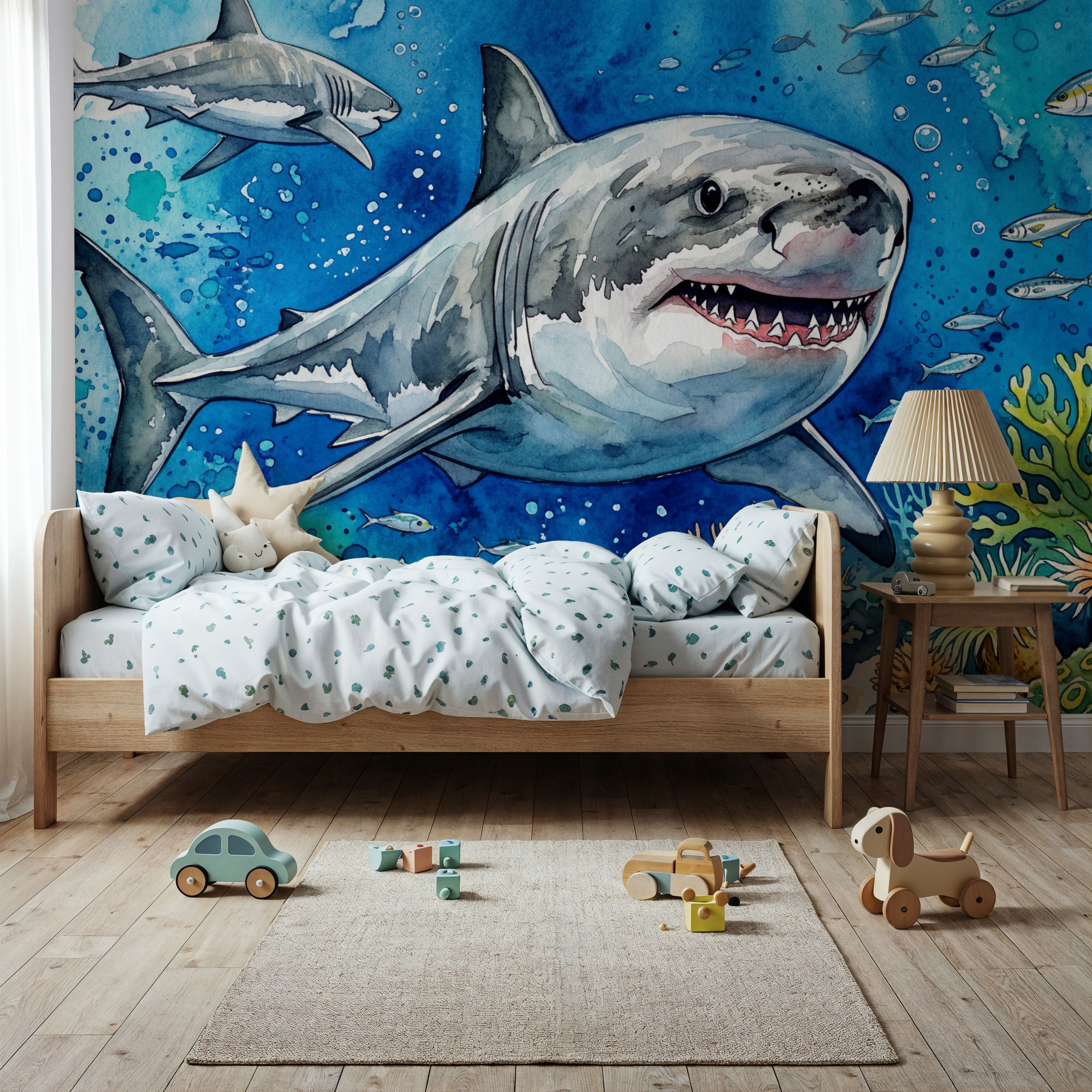 White Shark 2 - Watercolor Predators Series