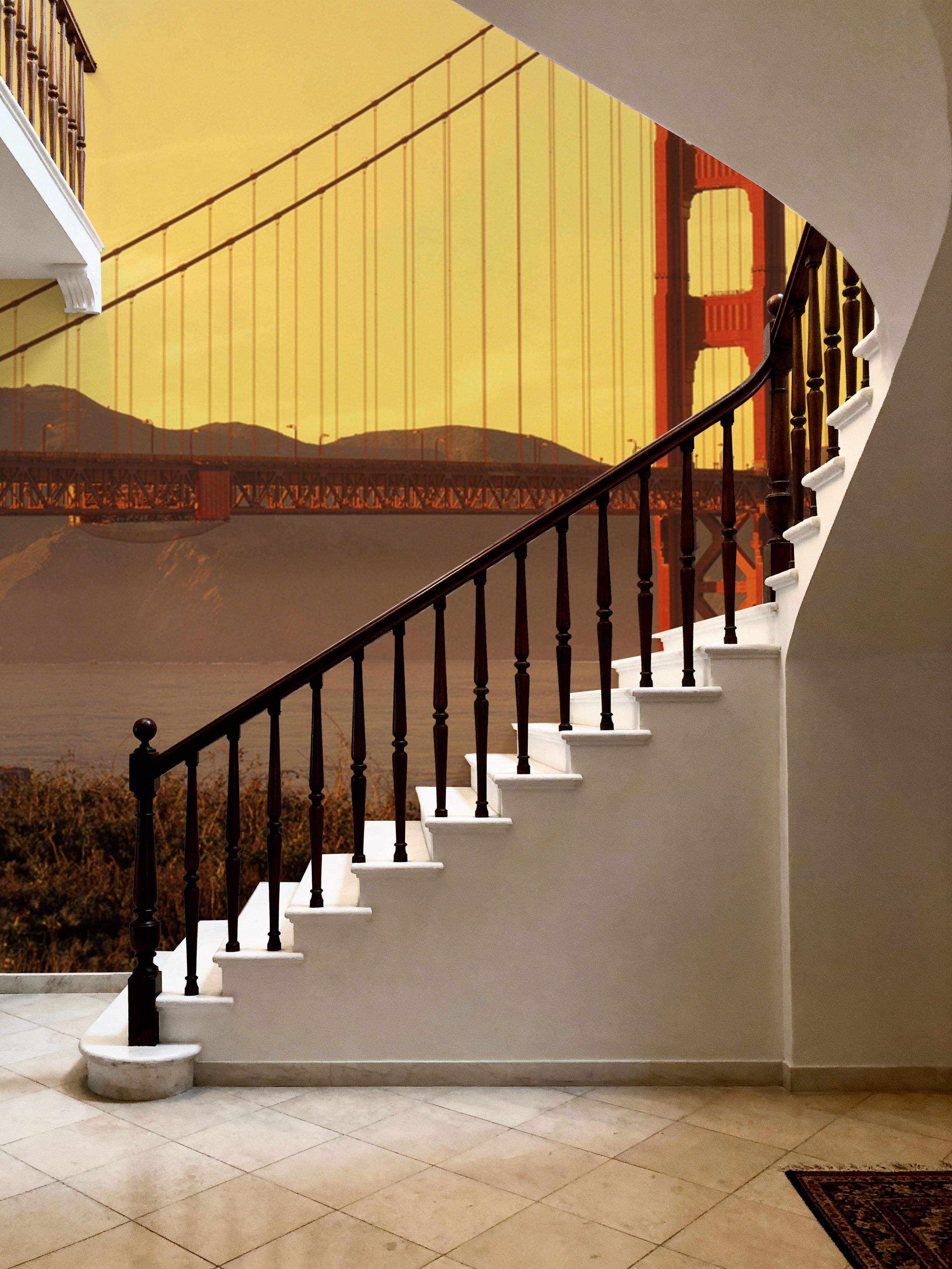 Crimson Bridge Twilight Yellow