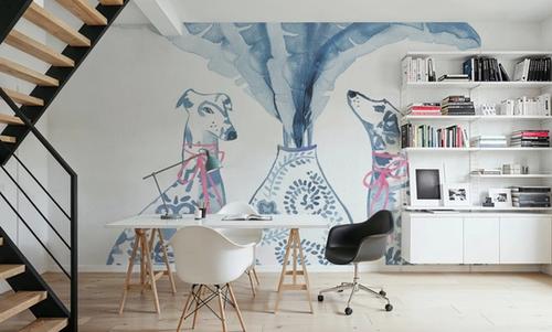 Chinoiserie Dogs I