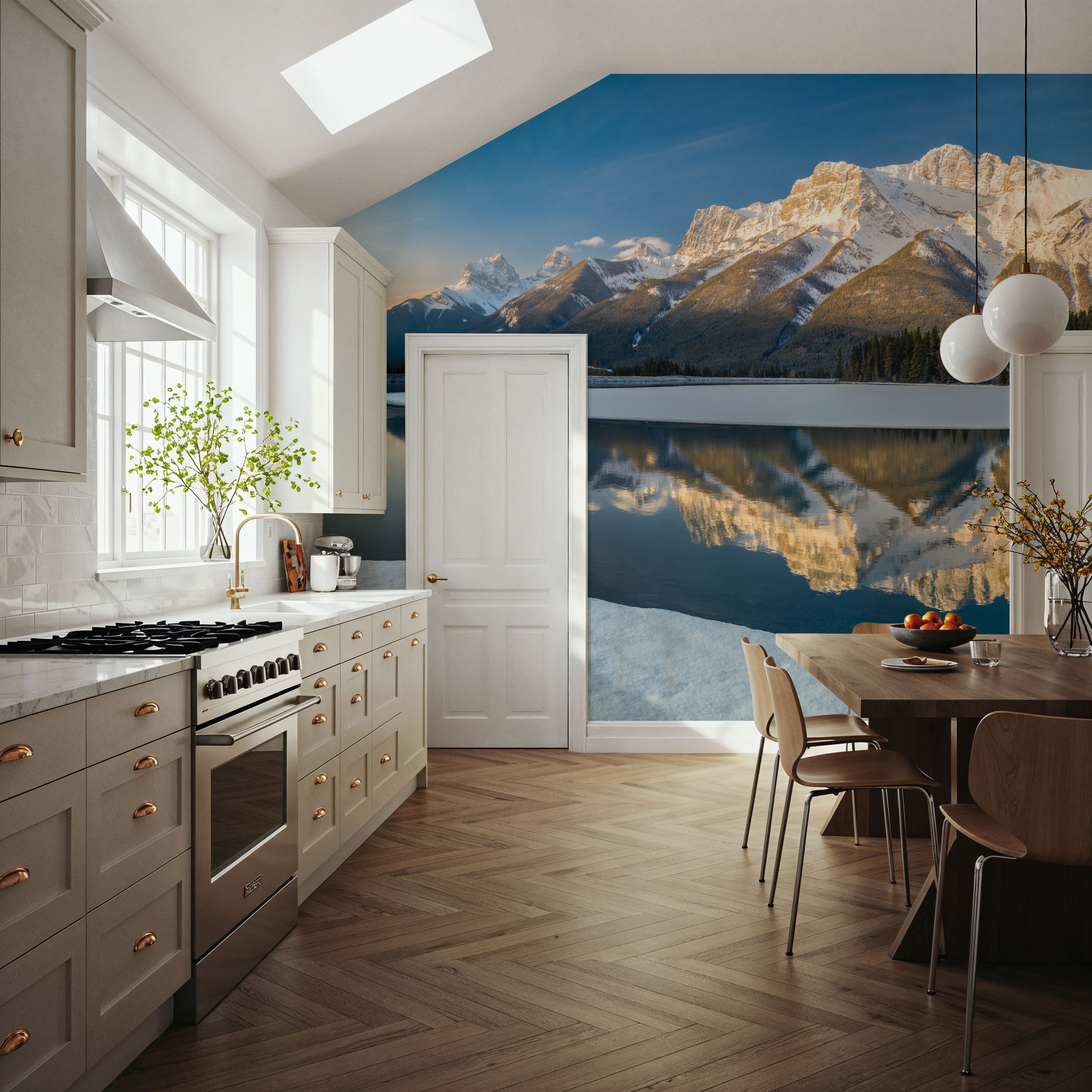 Three Sisters Mountain Winter