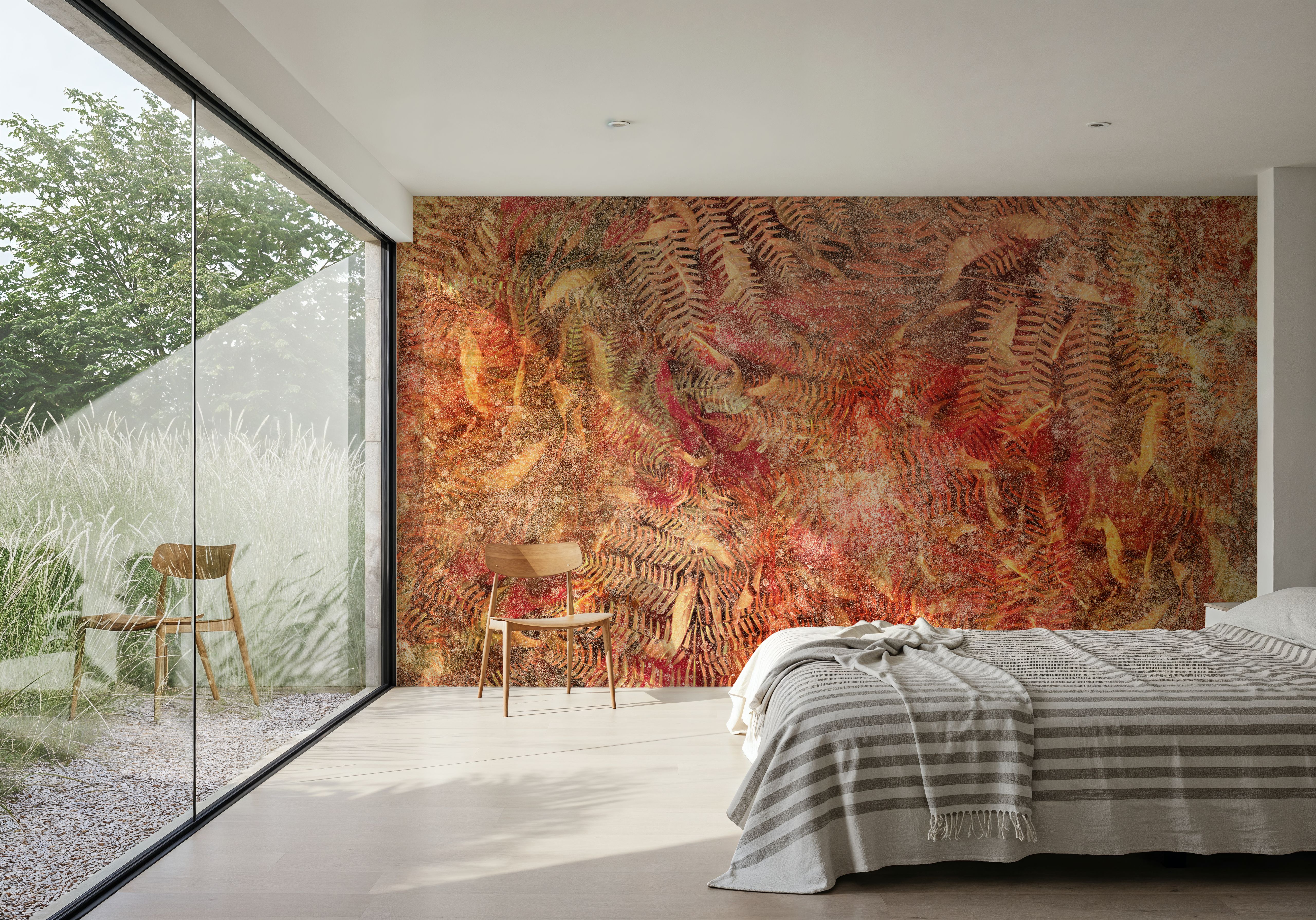 Bright Ferns, Papier peint