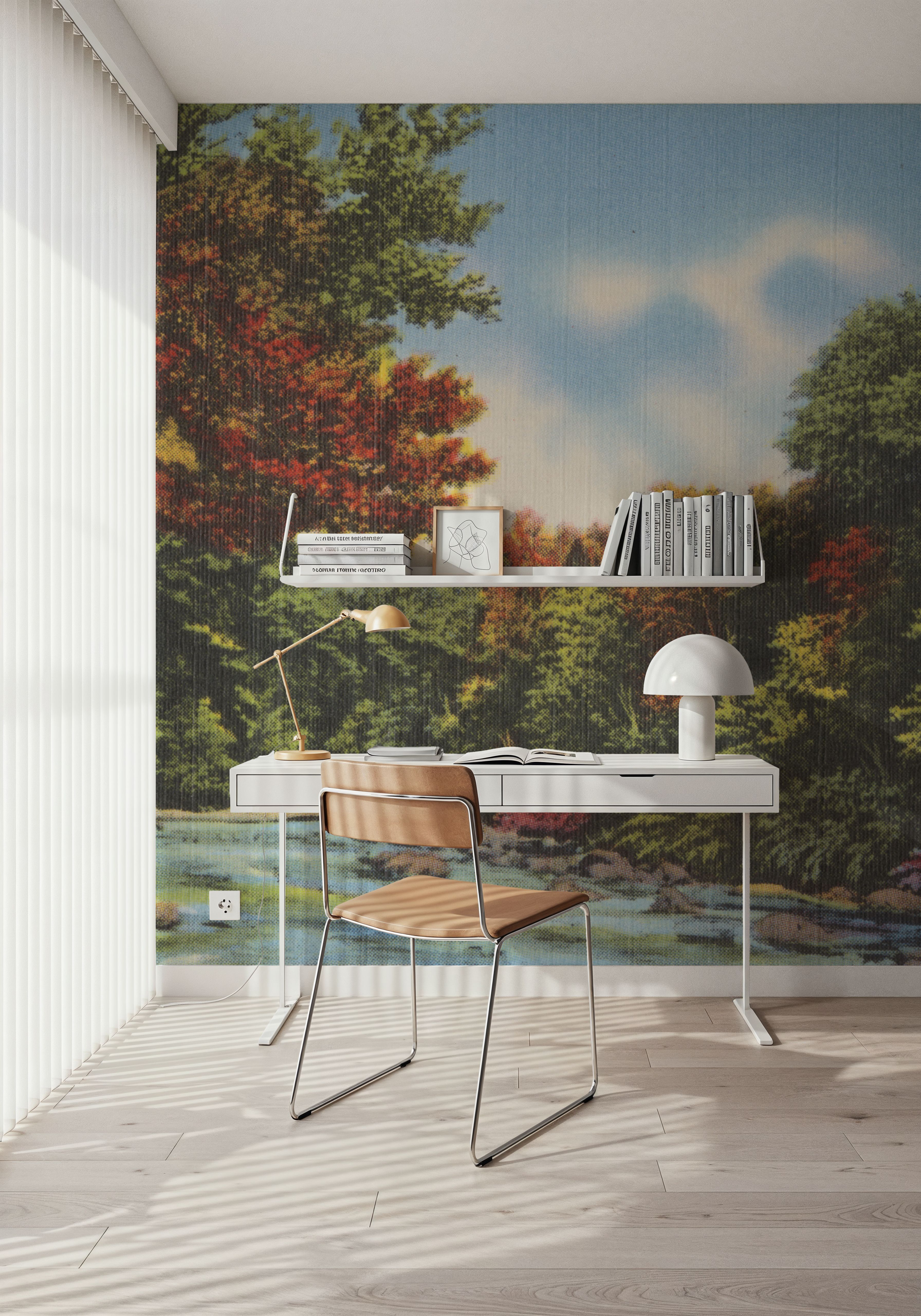 Color River - Screenprint Postcard