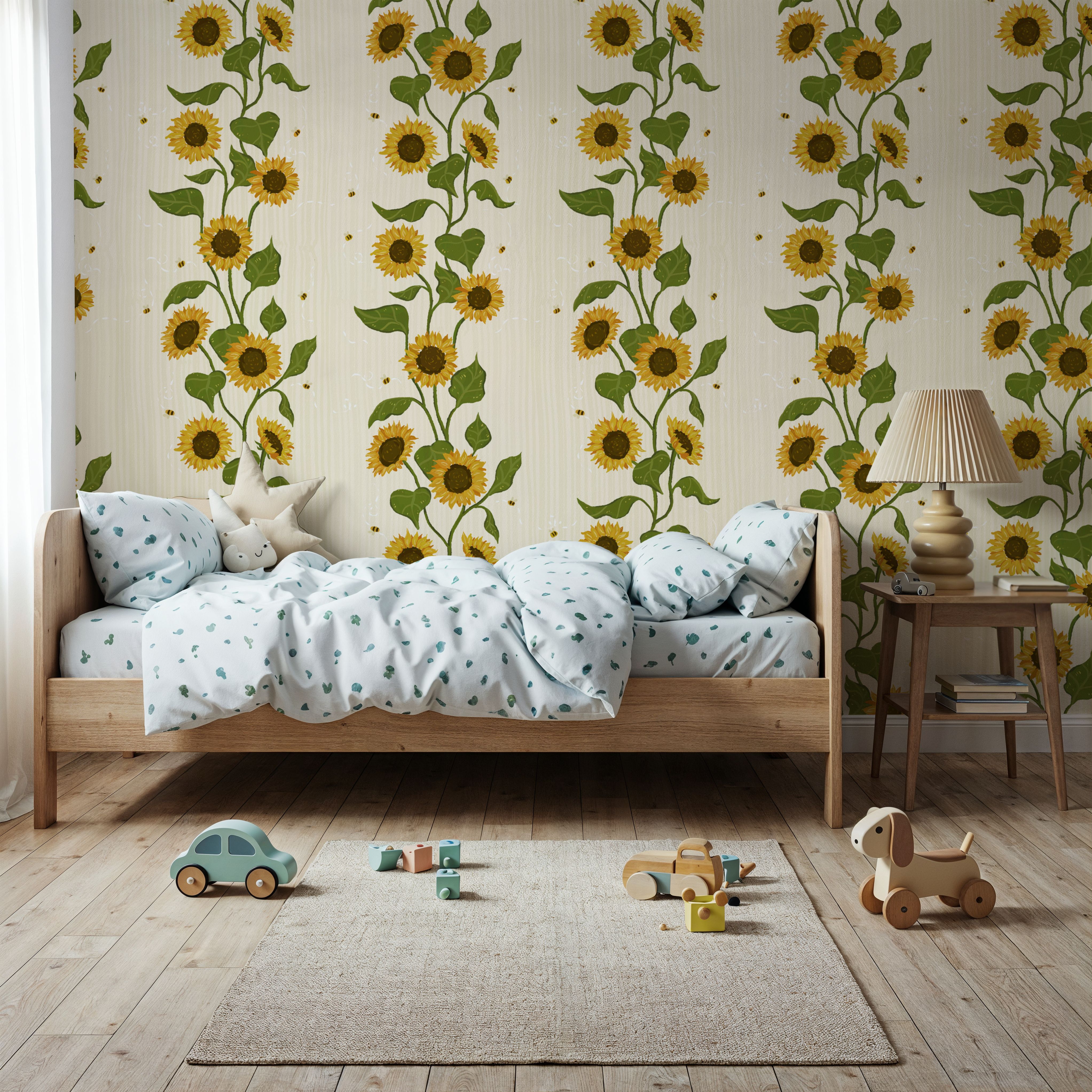 Sunflower Stripes, Cream