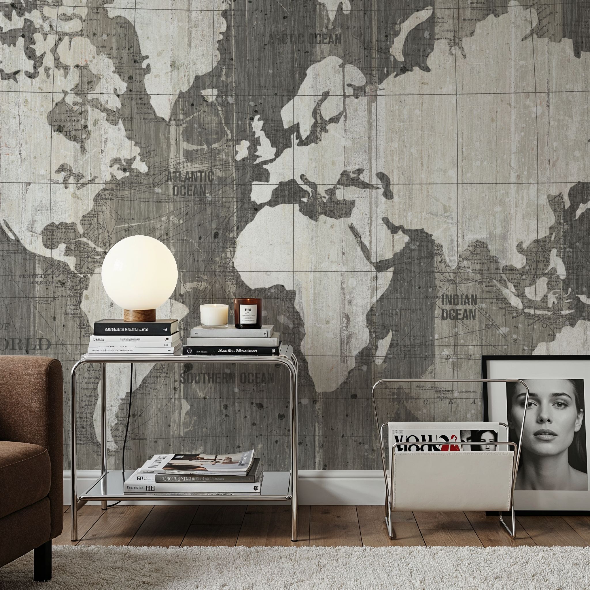 Old World Map Neutral