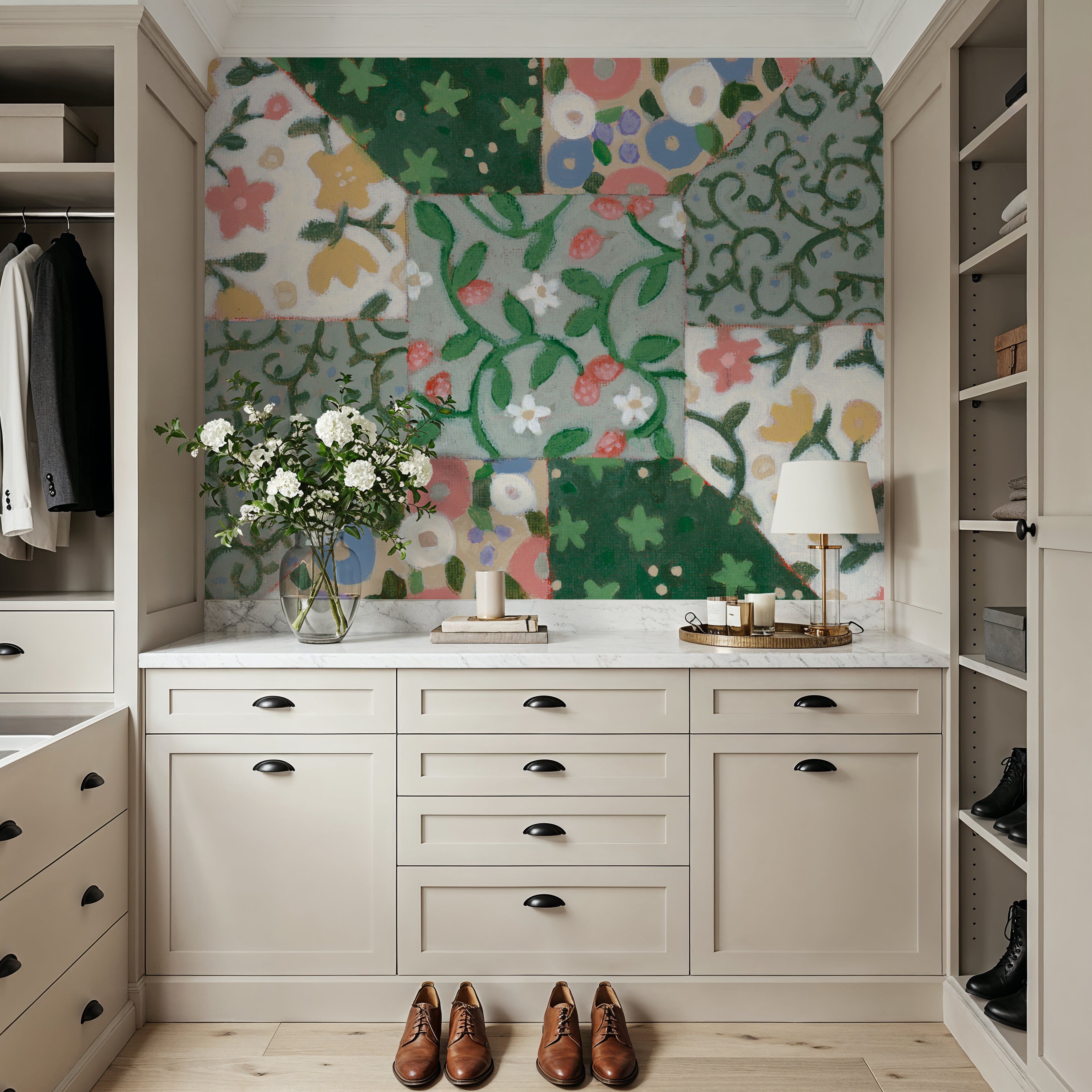 Quilted Floral III