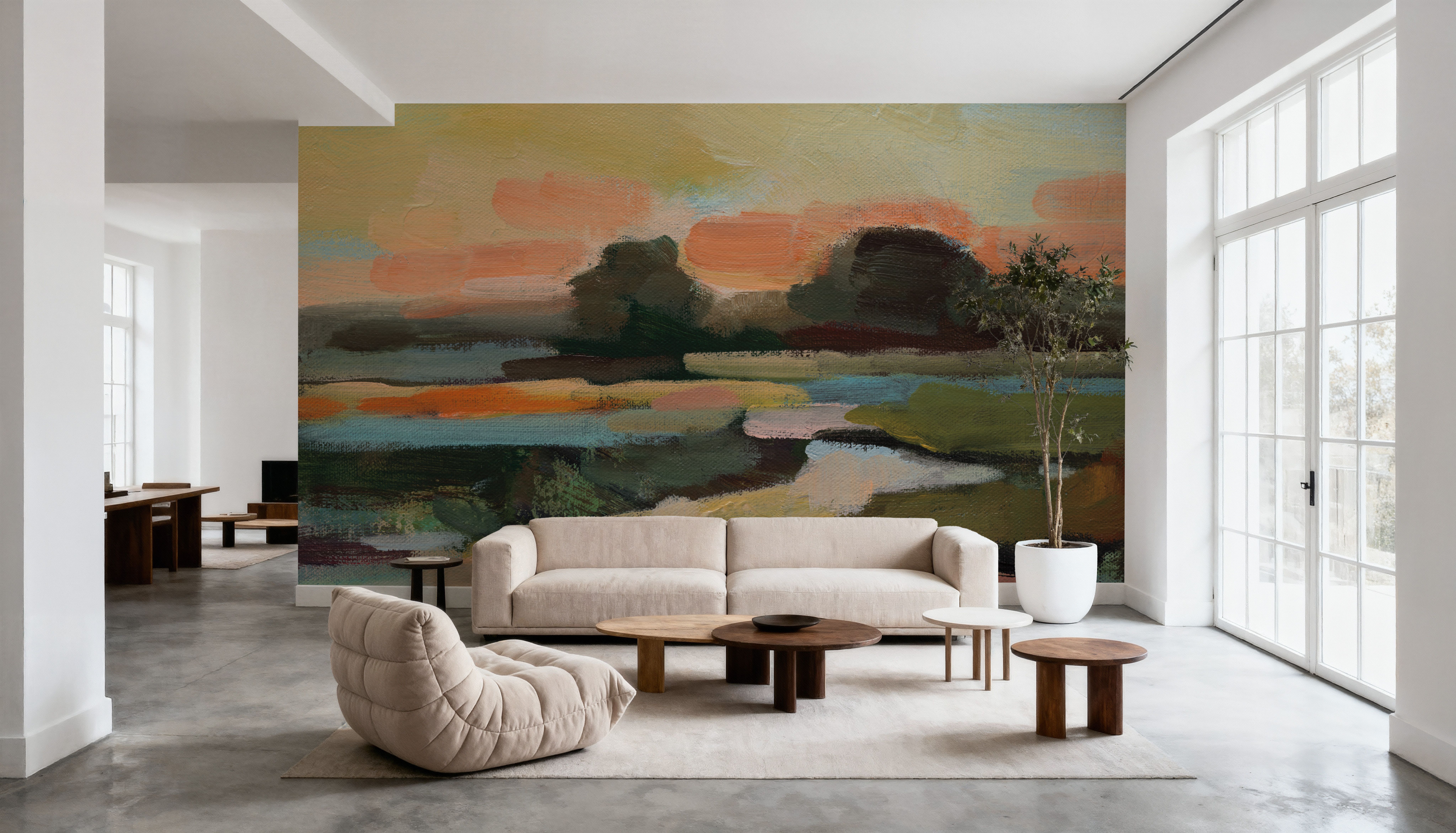 Westlake View, Papel de parede