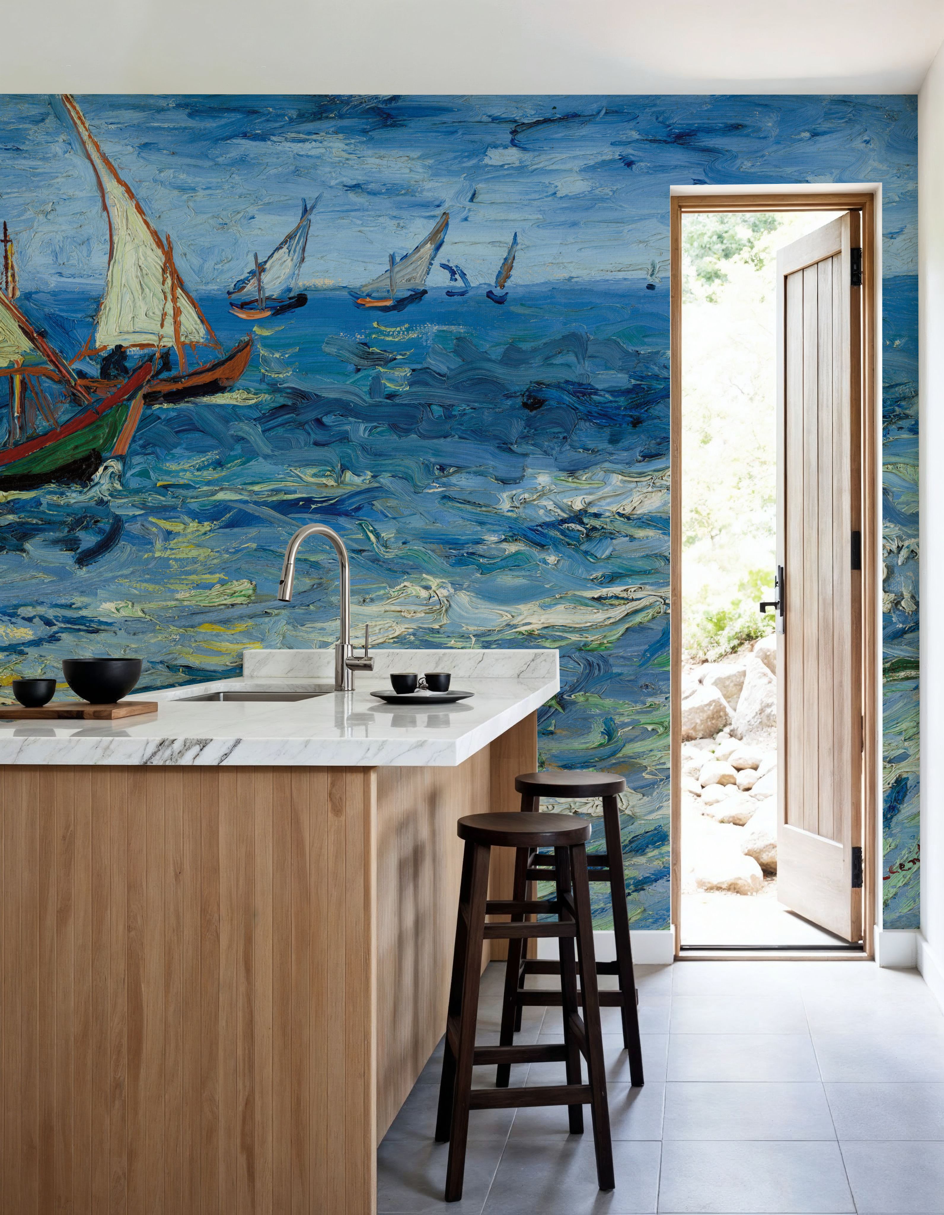 Seascape at Saintes-Maries