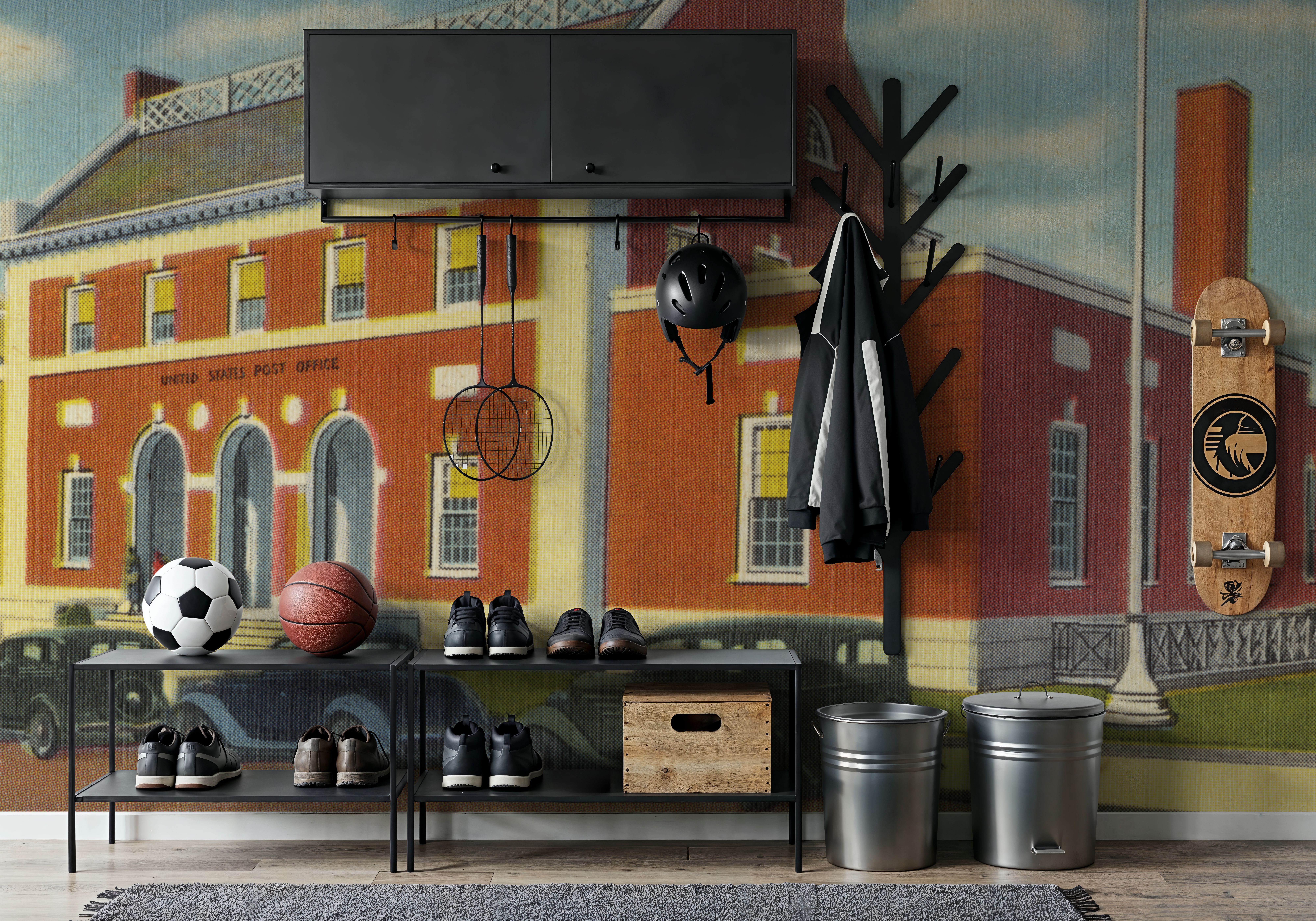 Greetings from the Post Office - Screenprint Postcard