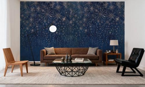 Celestial Dreams Dark Blue