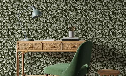 Red Clovers, Forest Green