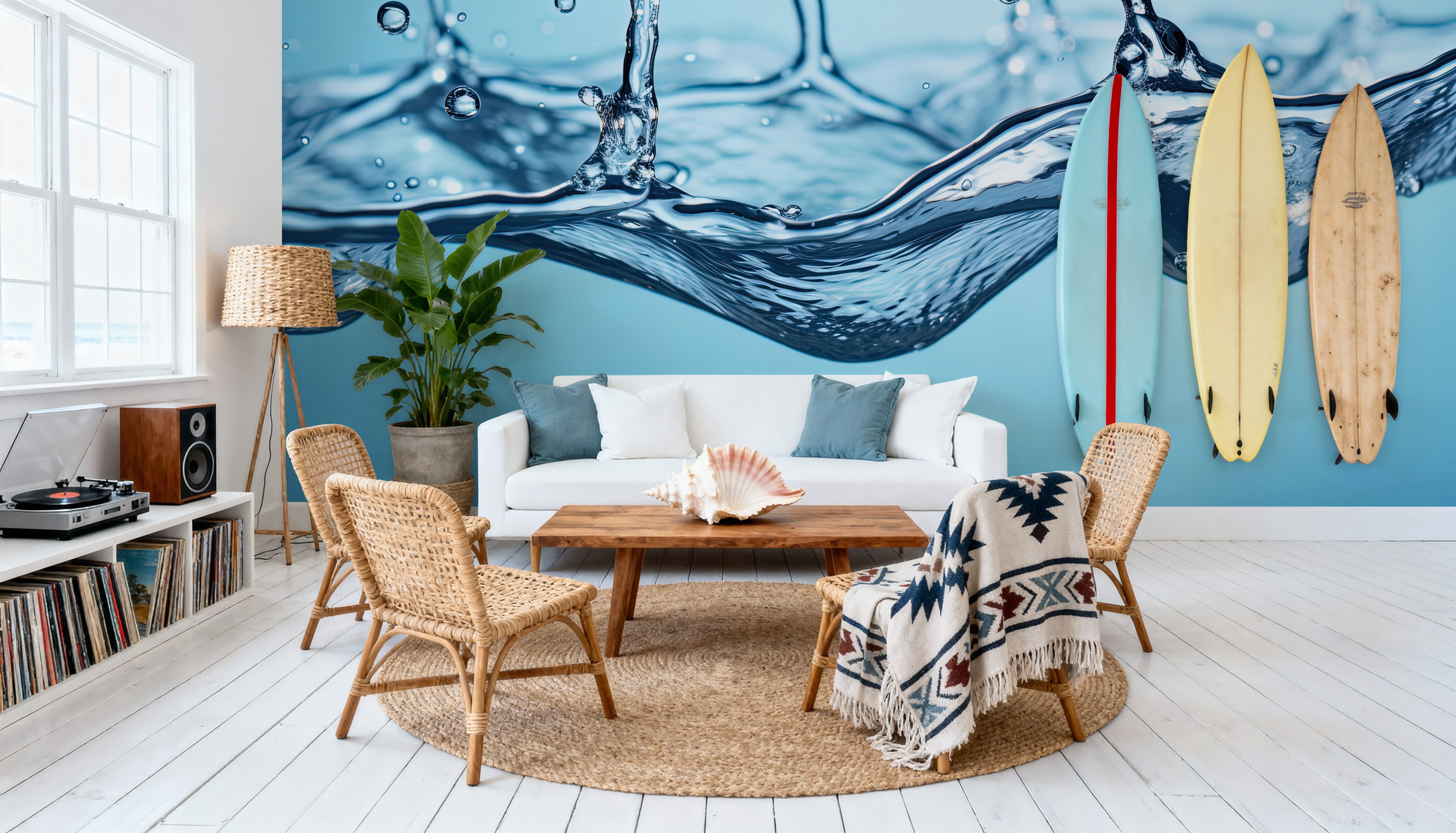 Water Splash Scene, Wallpaper