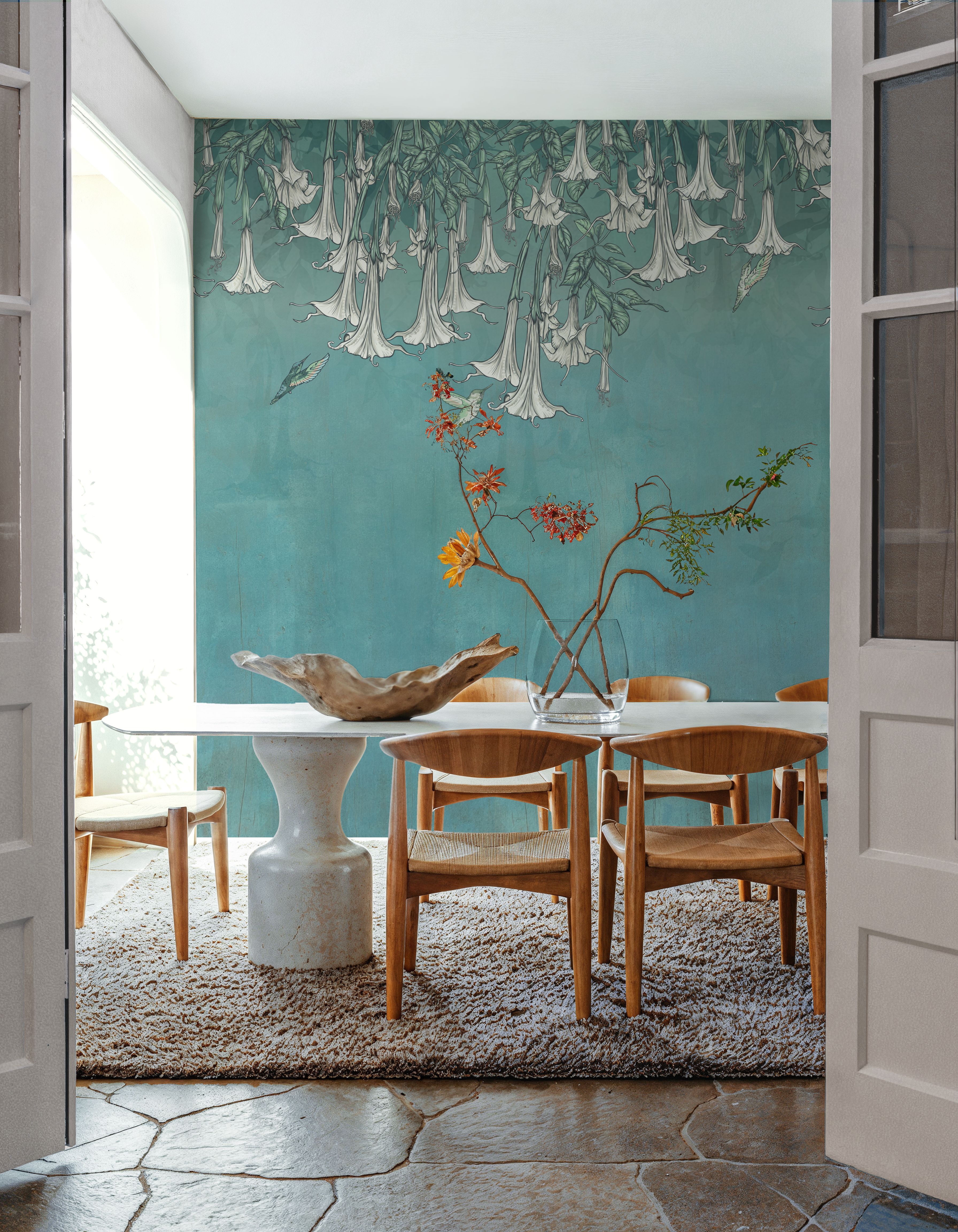 Hummingbirds and Trumpets Green