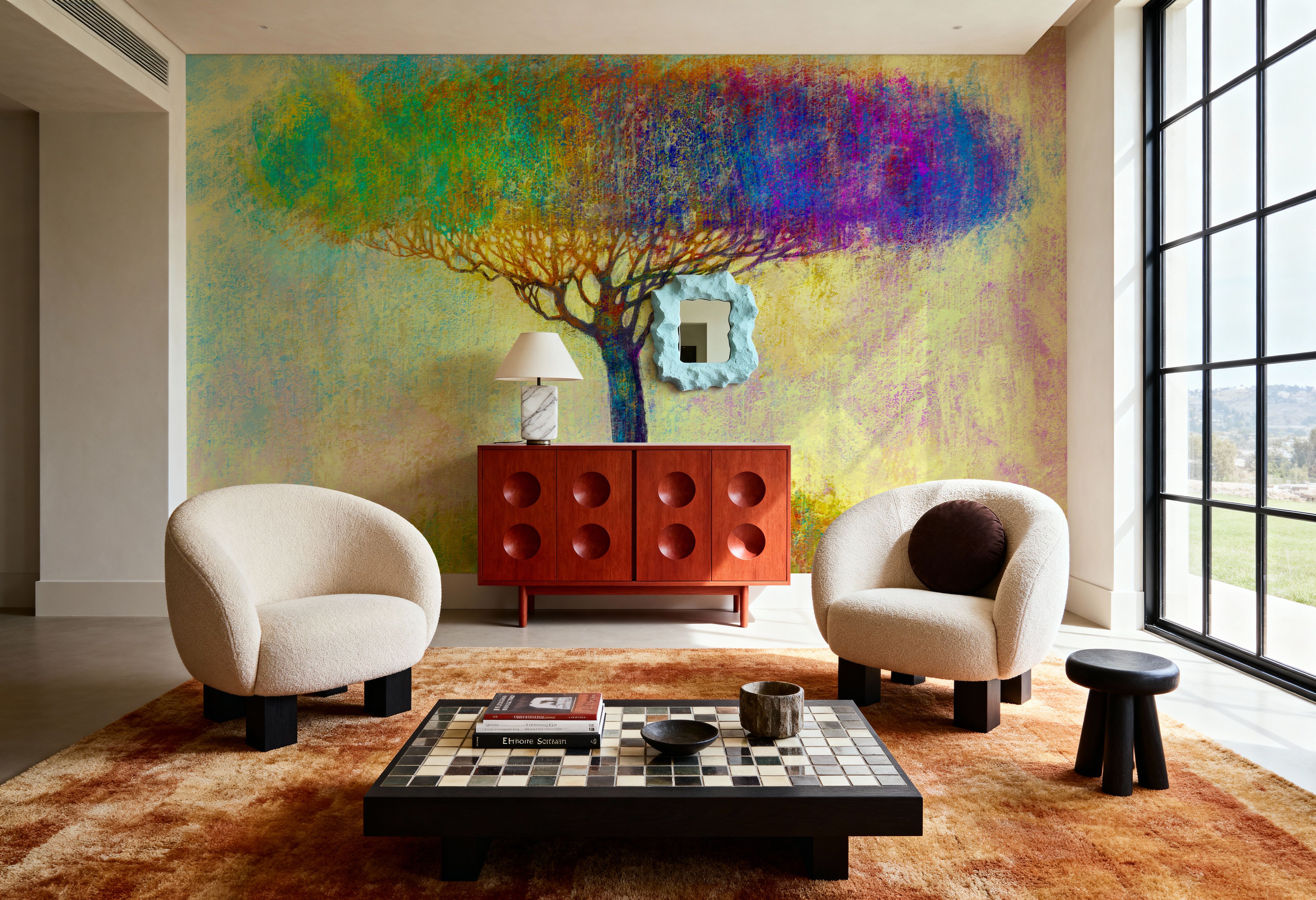 Rainbow Canopy, Wallpaper