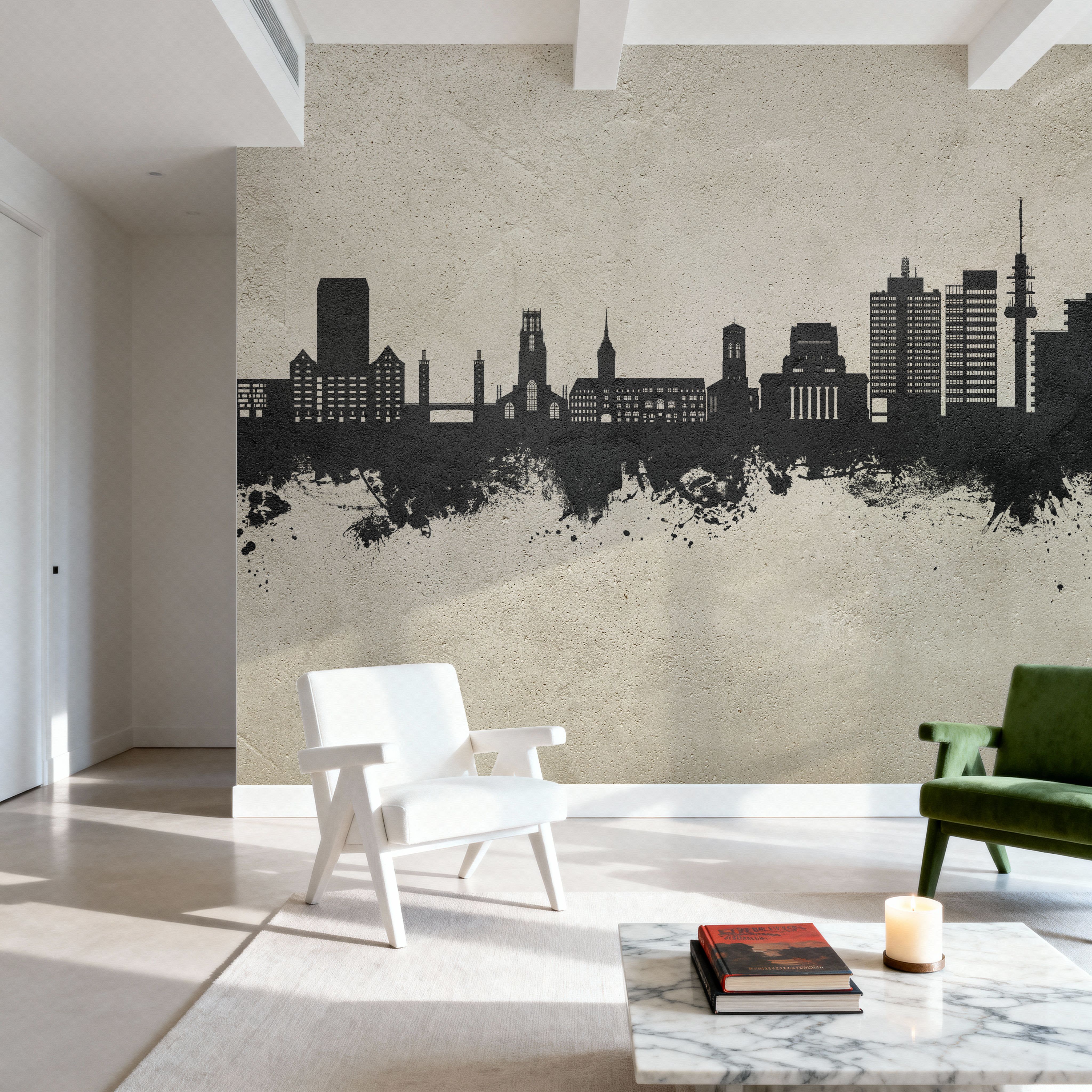 Duisburg Germany Skyline Concrete