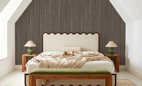 Faux Grasscloth Vertical, Taupe