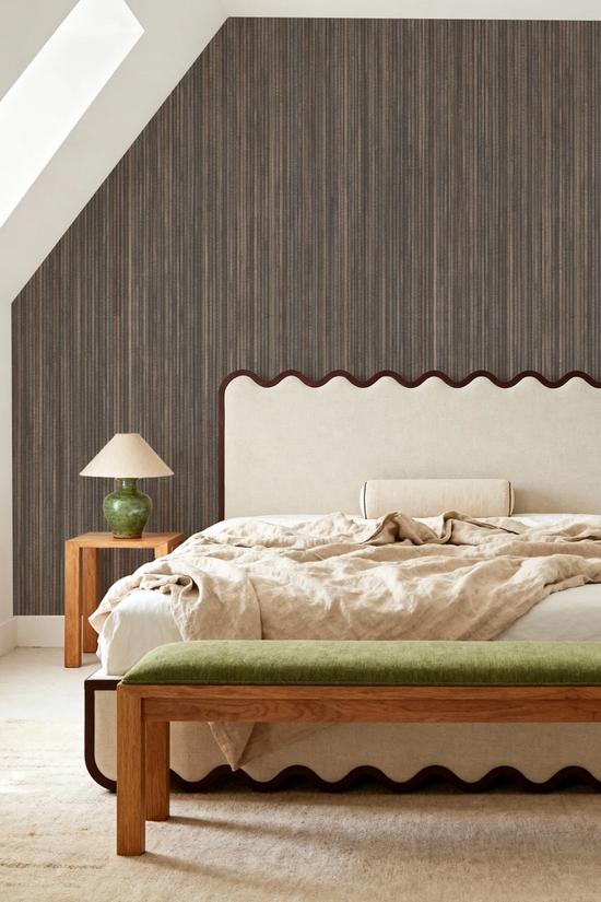 Faux Grasscloth Vertical, Taupe