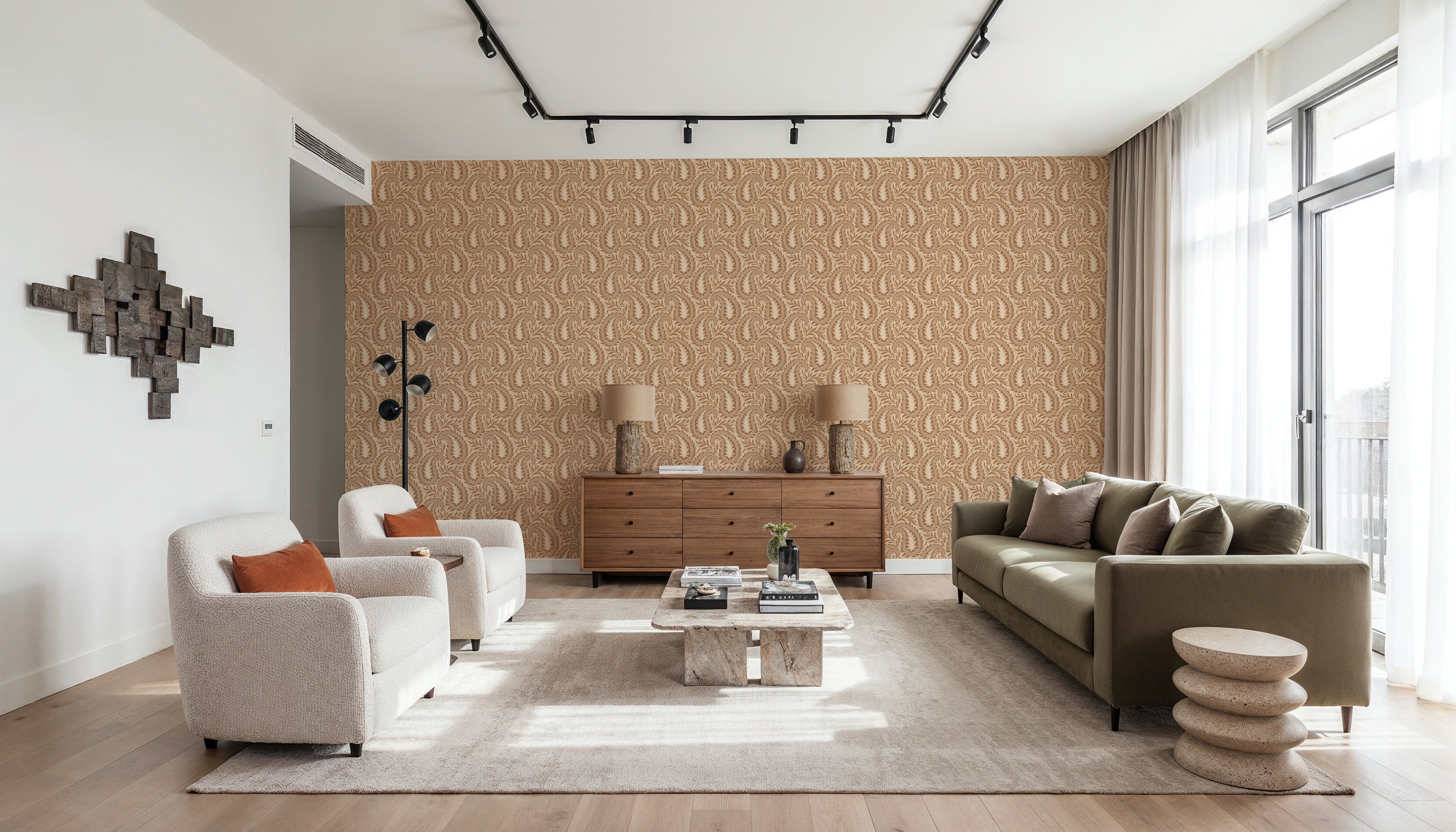 Botanical Paisley, Toffee