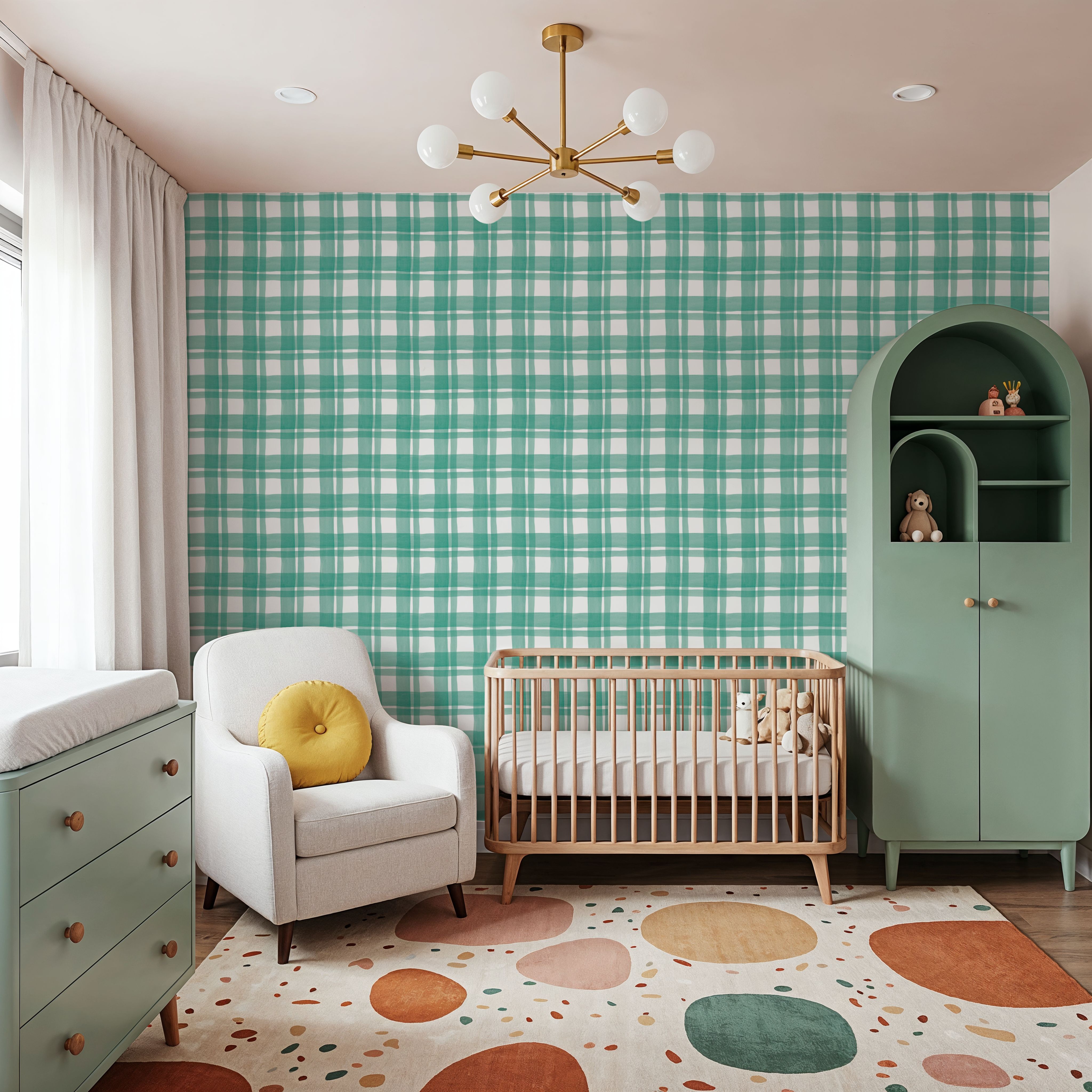Summer Plaid Turqouise