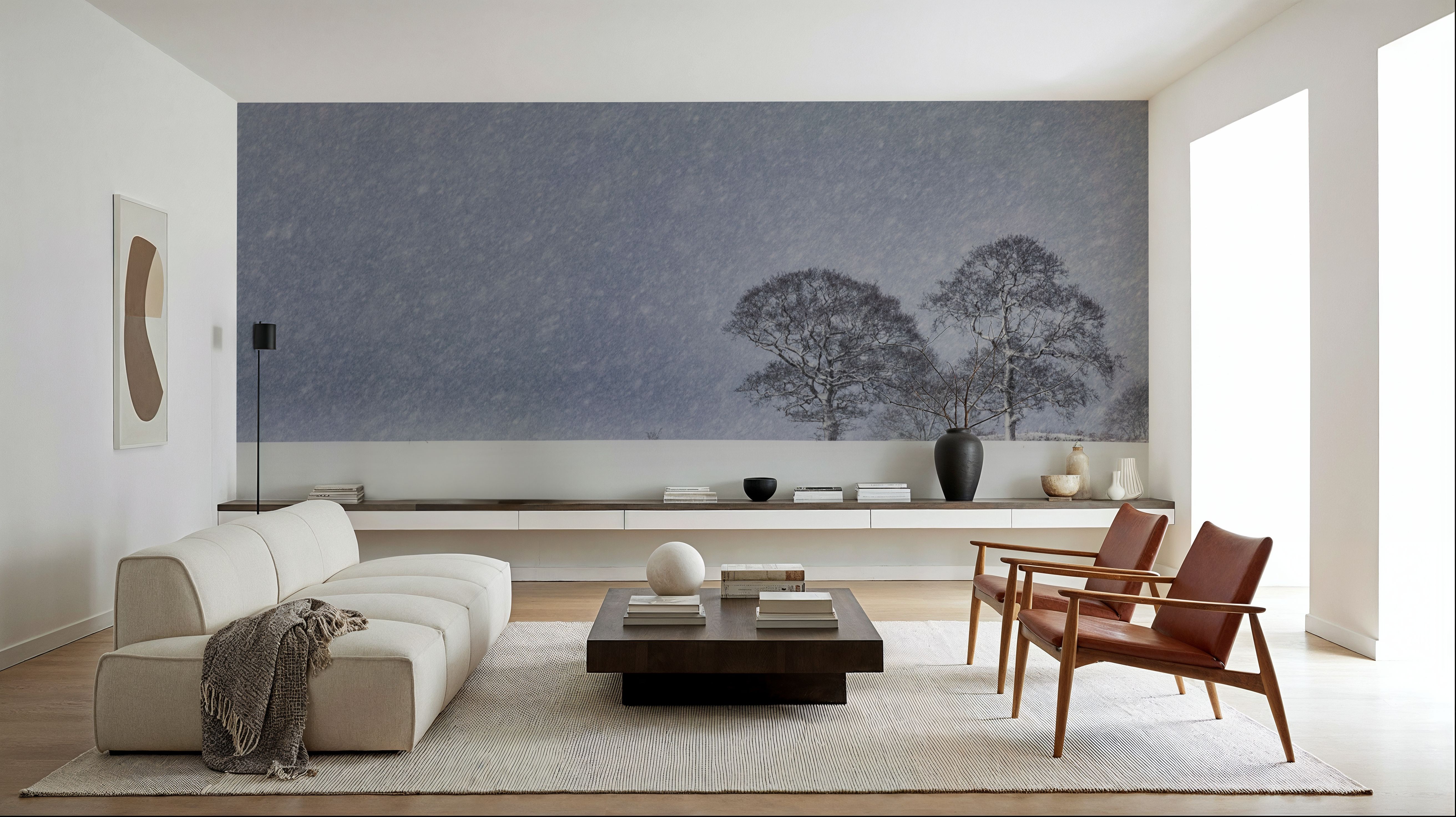 Winter's Pair, Wallpaper