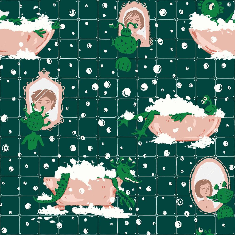 Aliens Bath Time, Emerald