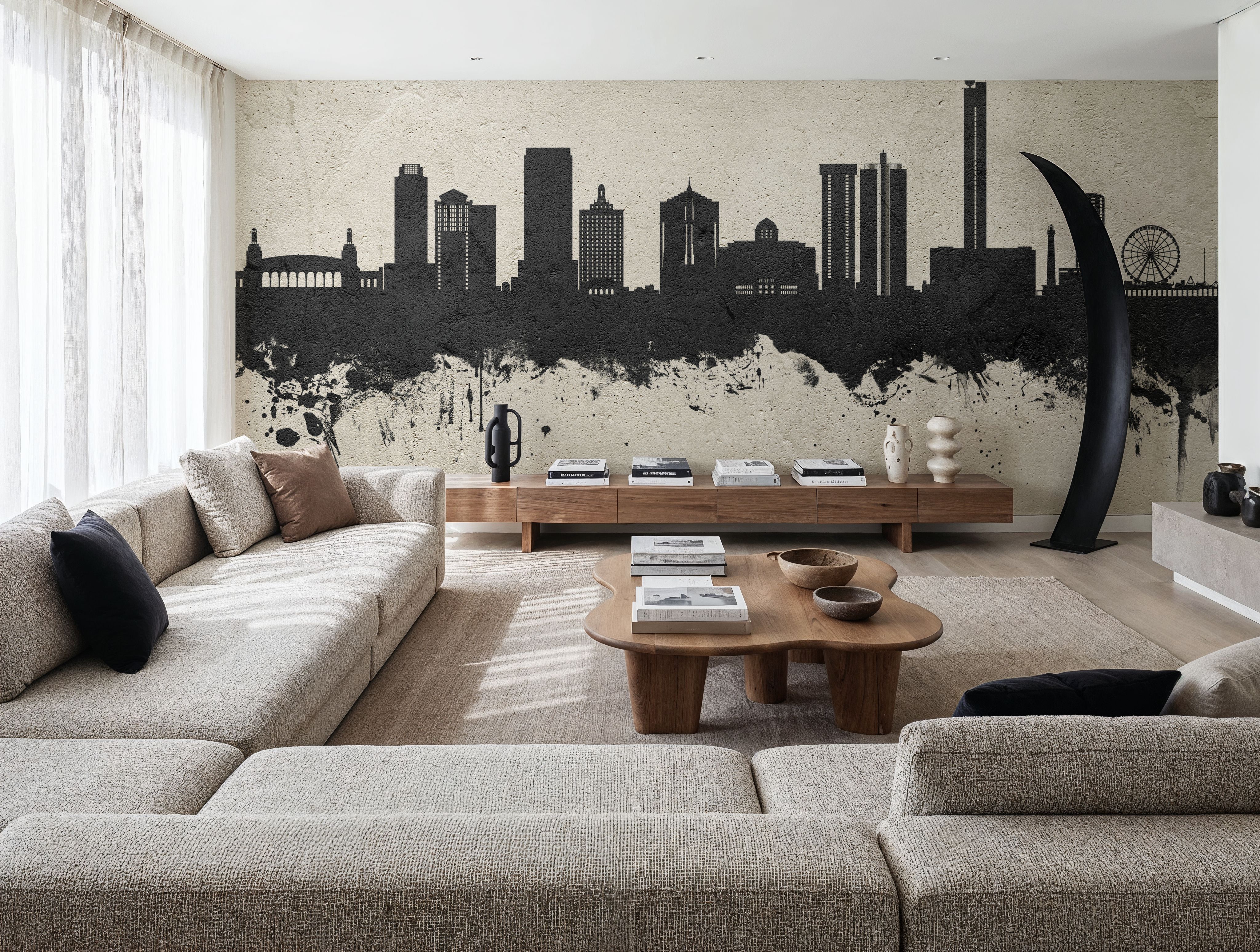 Atlantic City New Jersey Skyline Concrete