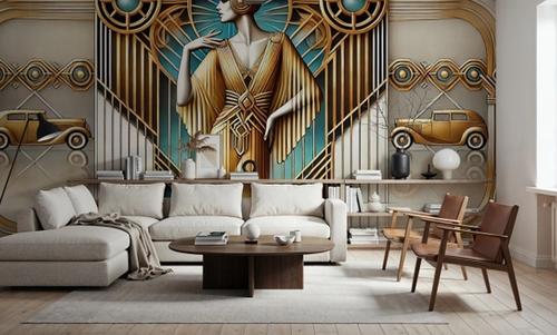 Elegant Art Deco Scene