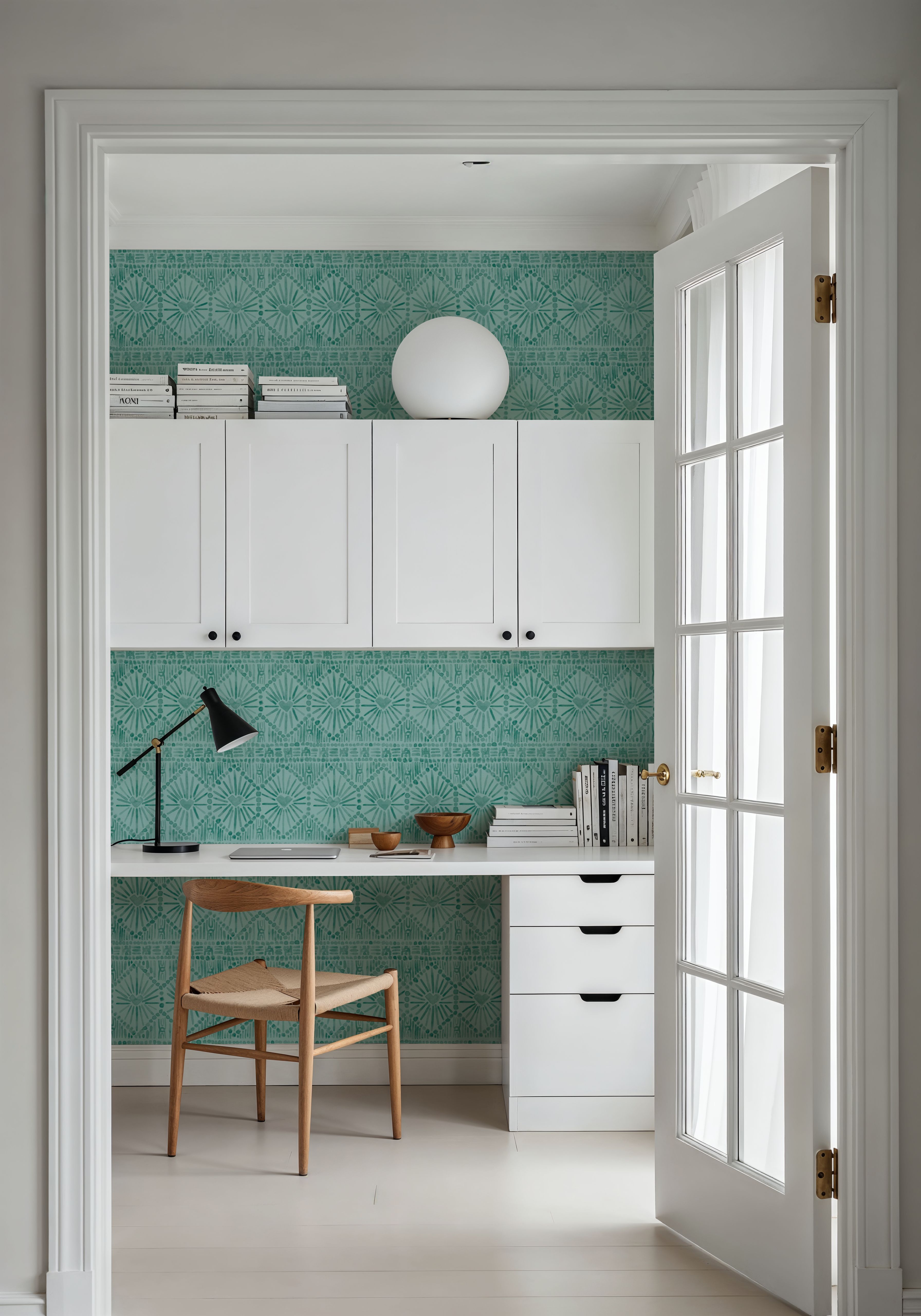 Paradise Fountain Blue on Blue