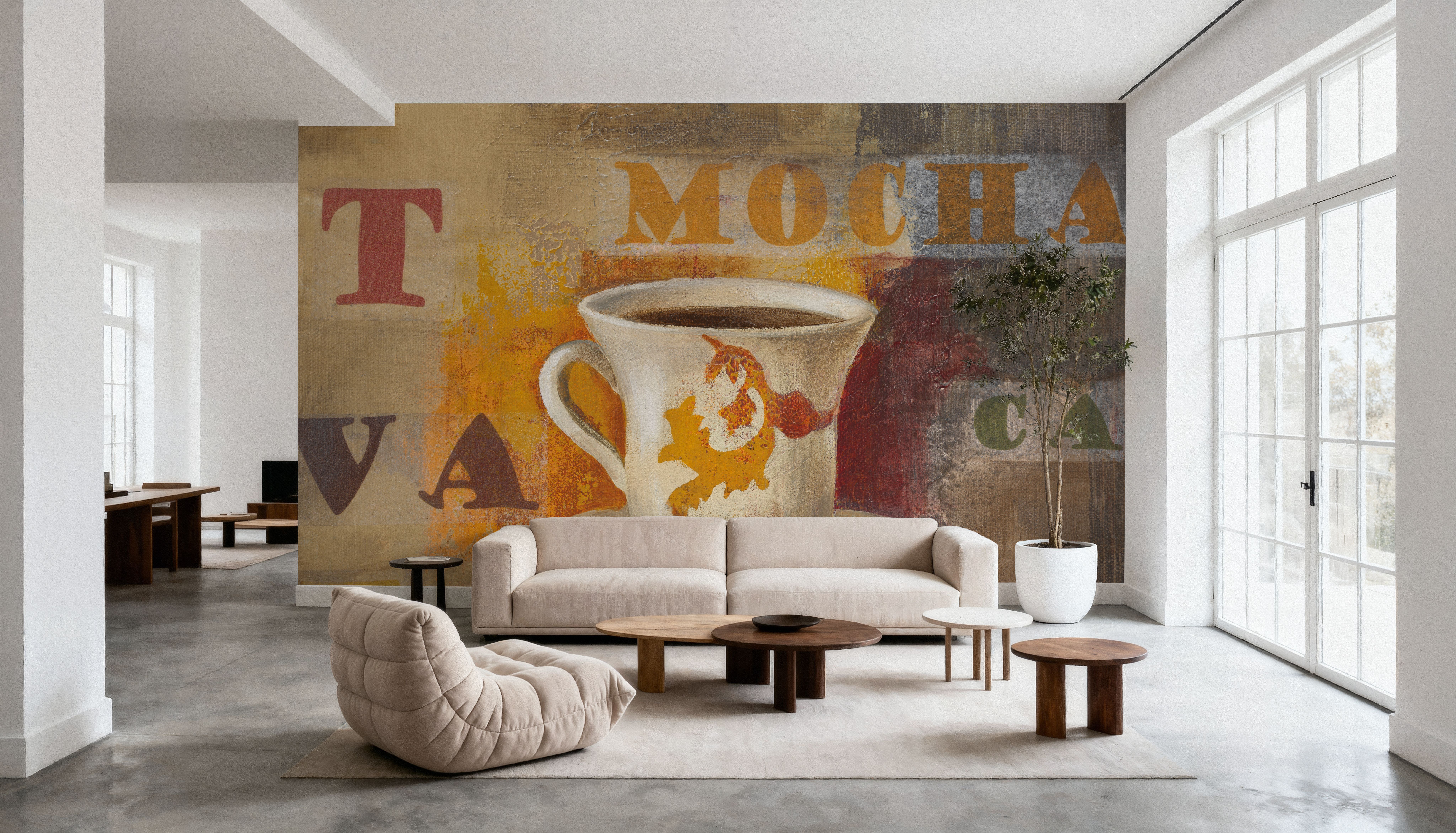 Urban Cafe III, Wallpaper