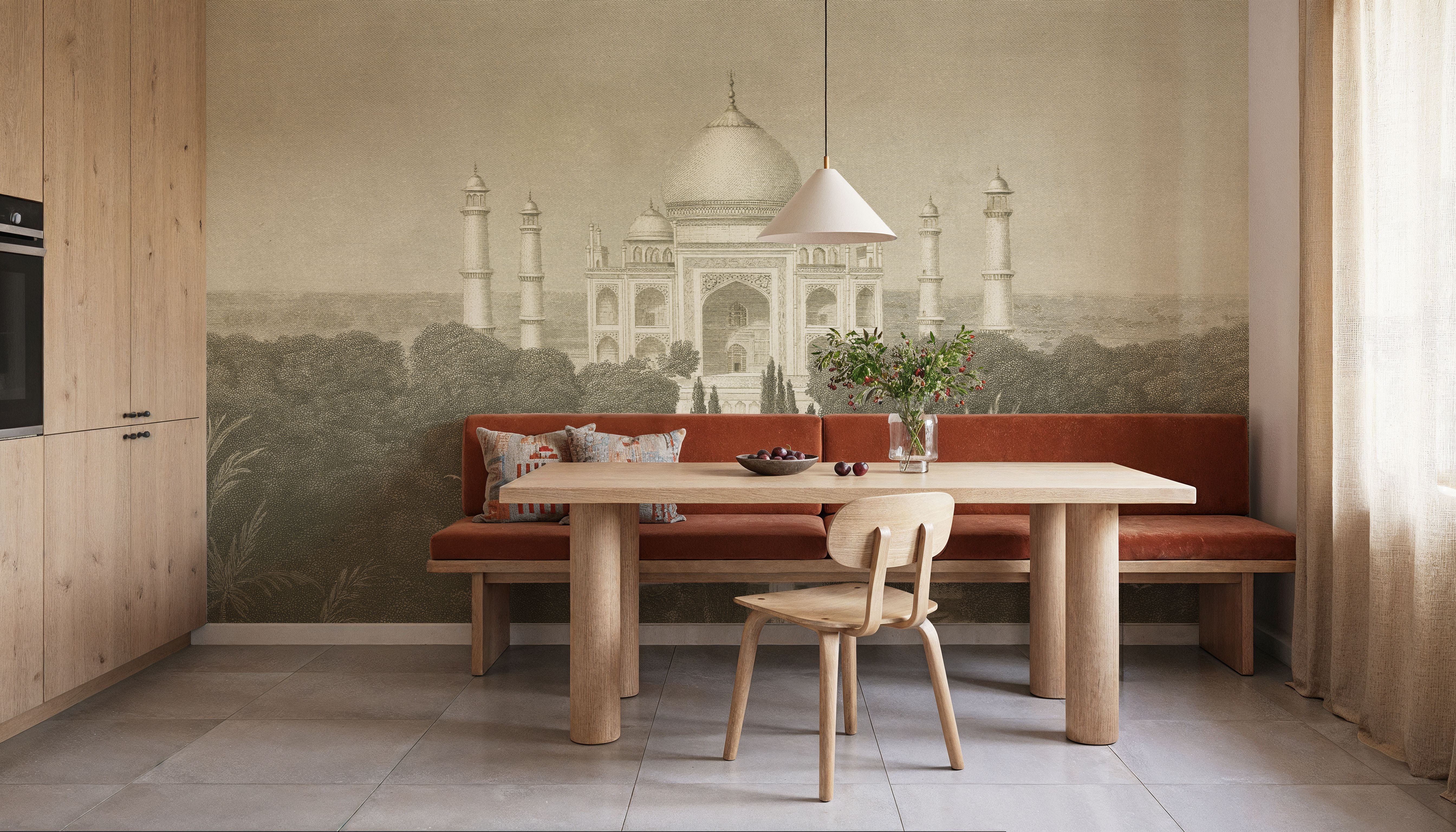 Taj Mahal Postcard II - Screenprint