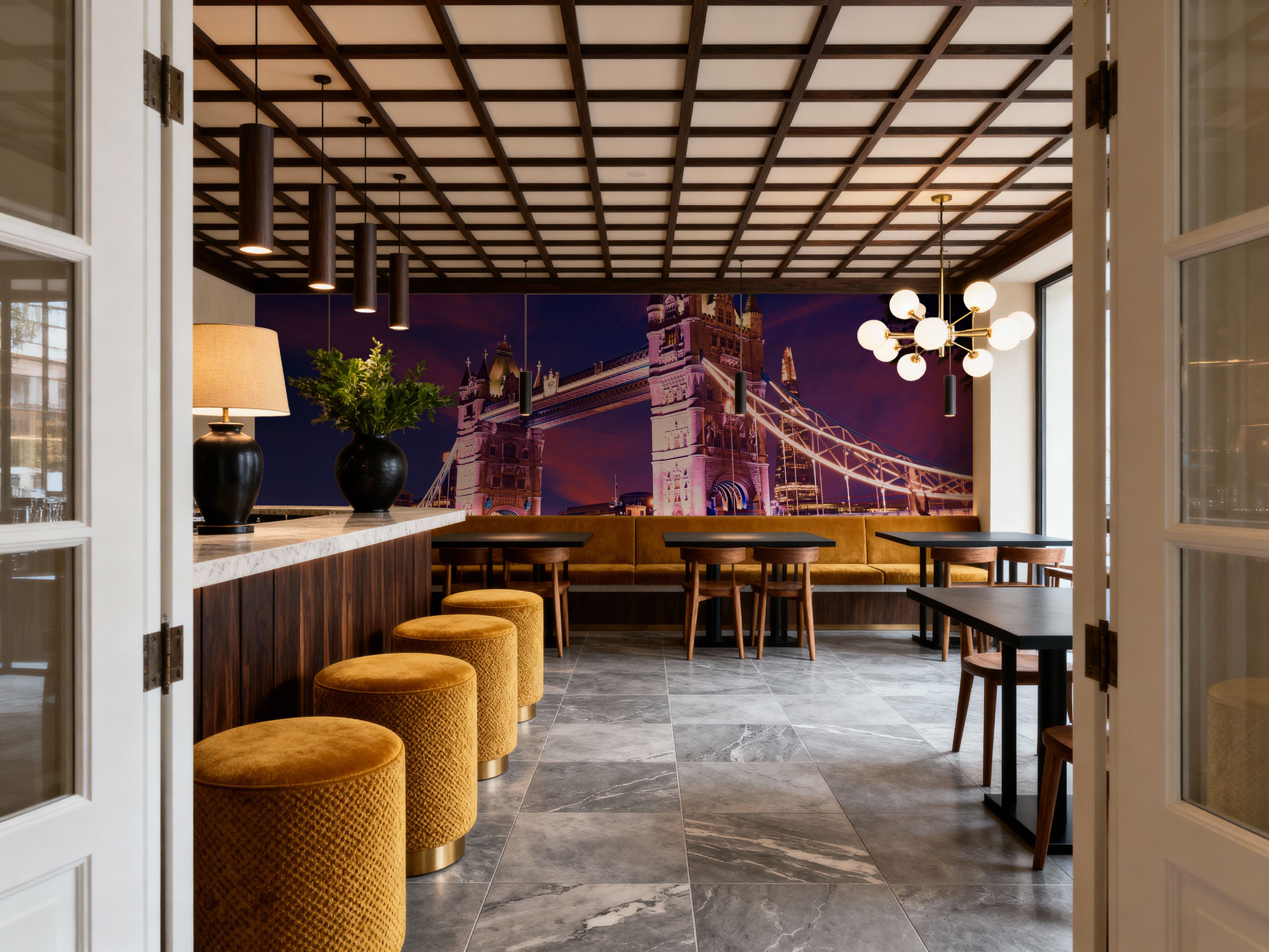 Purple Twilight Bridge