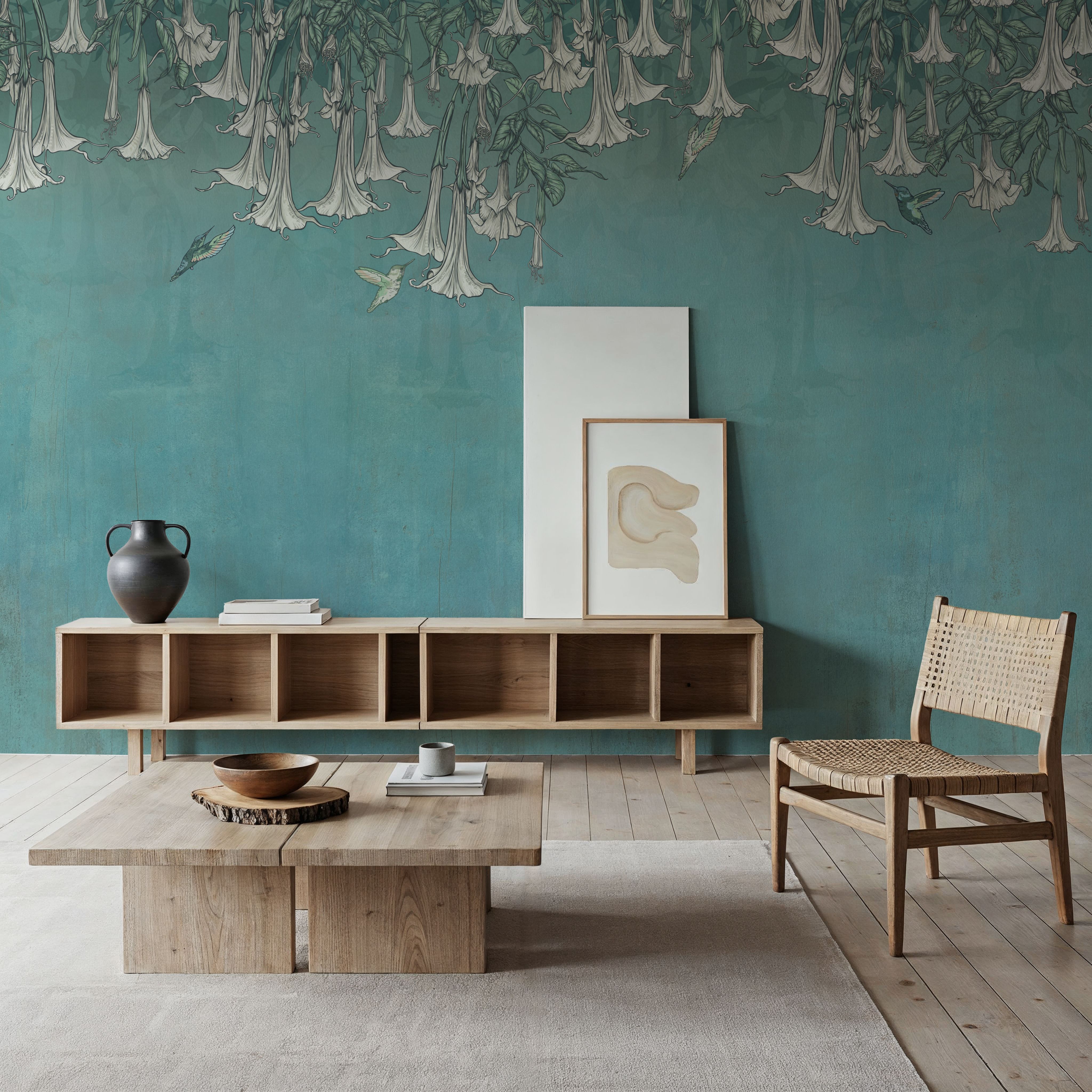 Hummingbirds and Trumpets Green